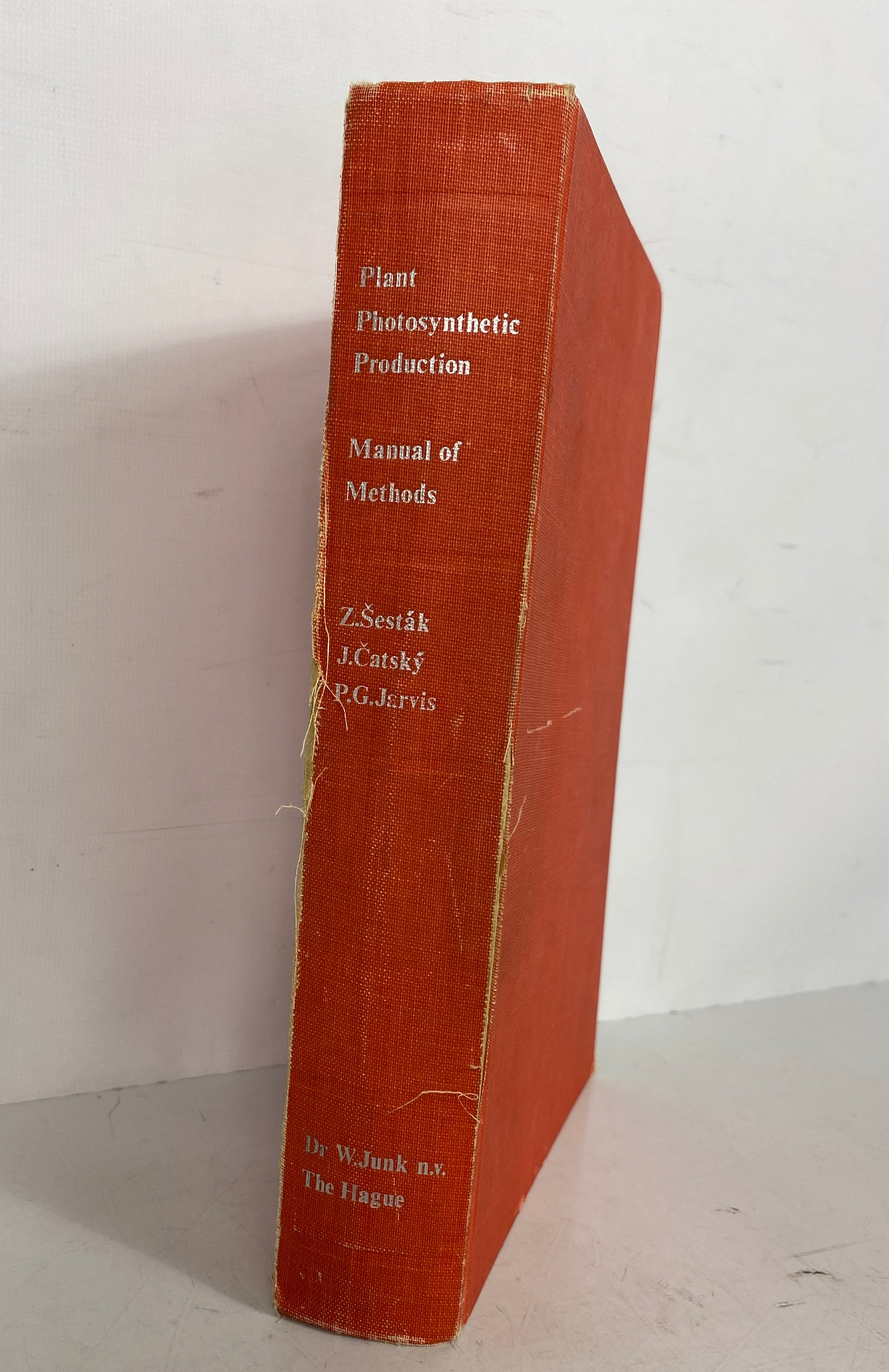Plant Photosynthetic Production Manual of Methods 1971 HC