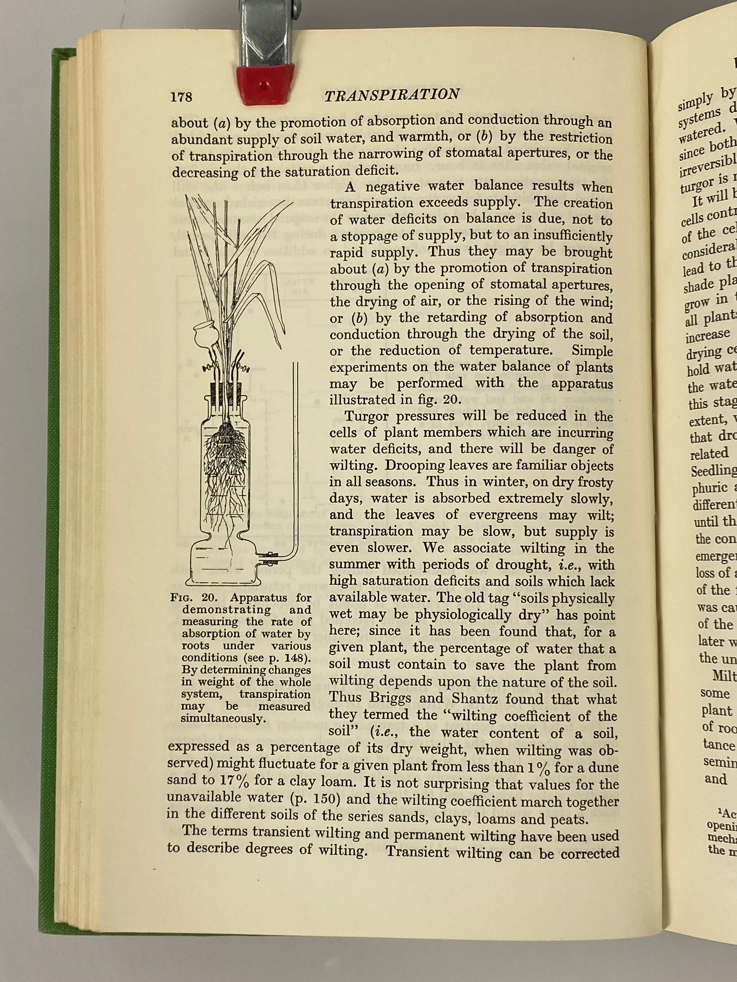 Plant Physiology by Meirion Thomas 1958 Fourth Edition HC DJ