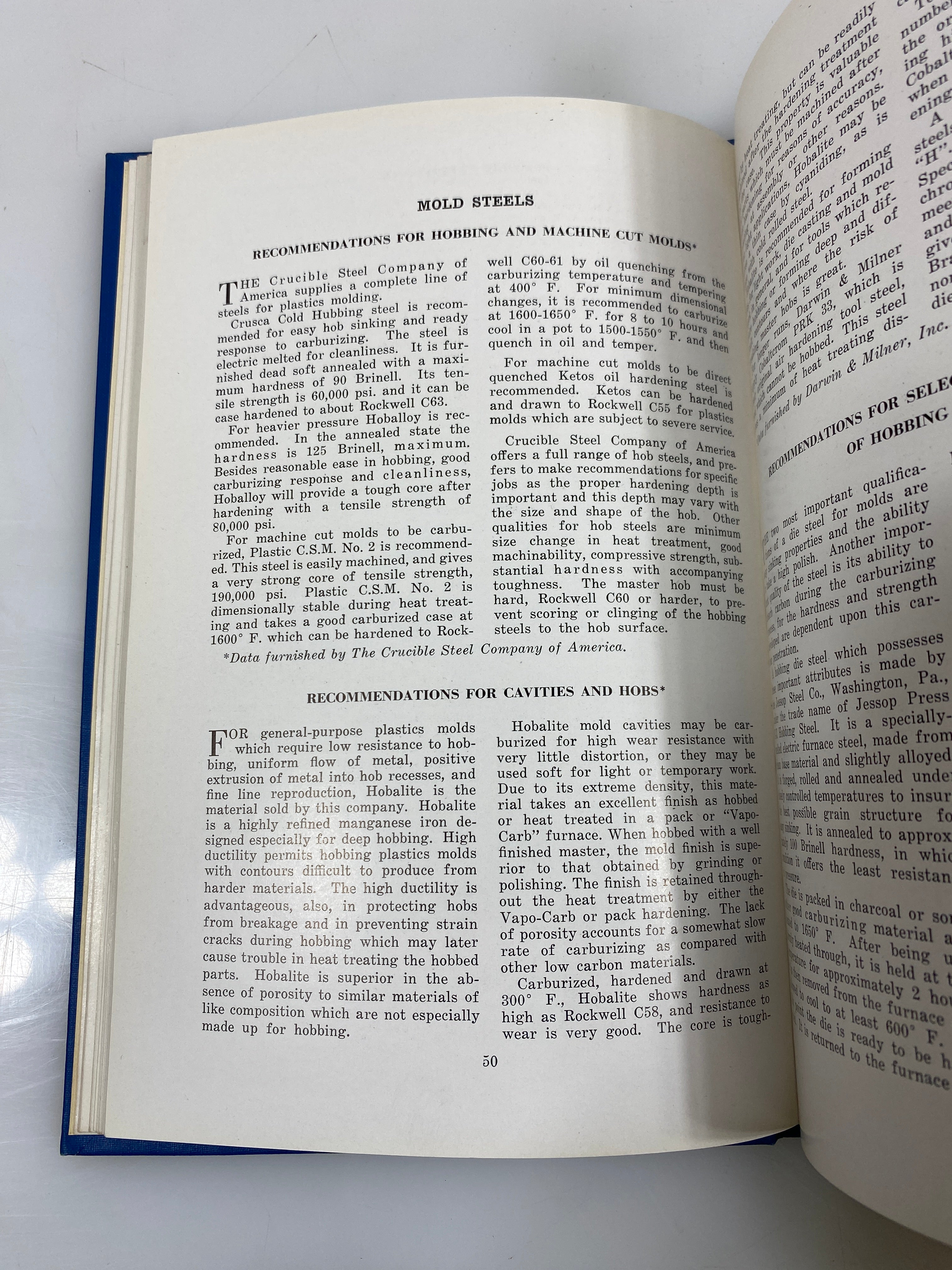 Plastic Mold Designing by Thayer 1st Ed. 1941 HC