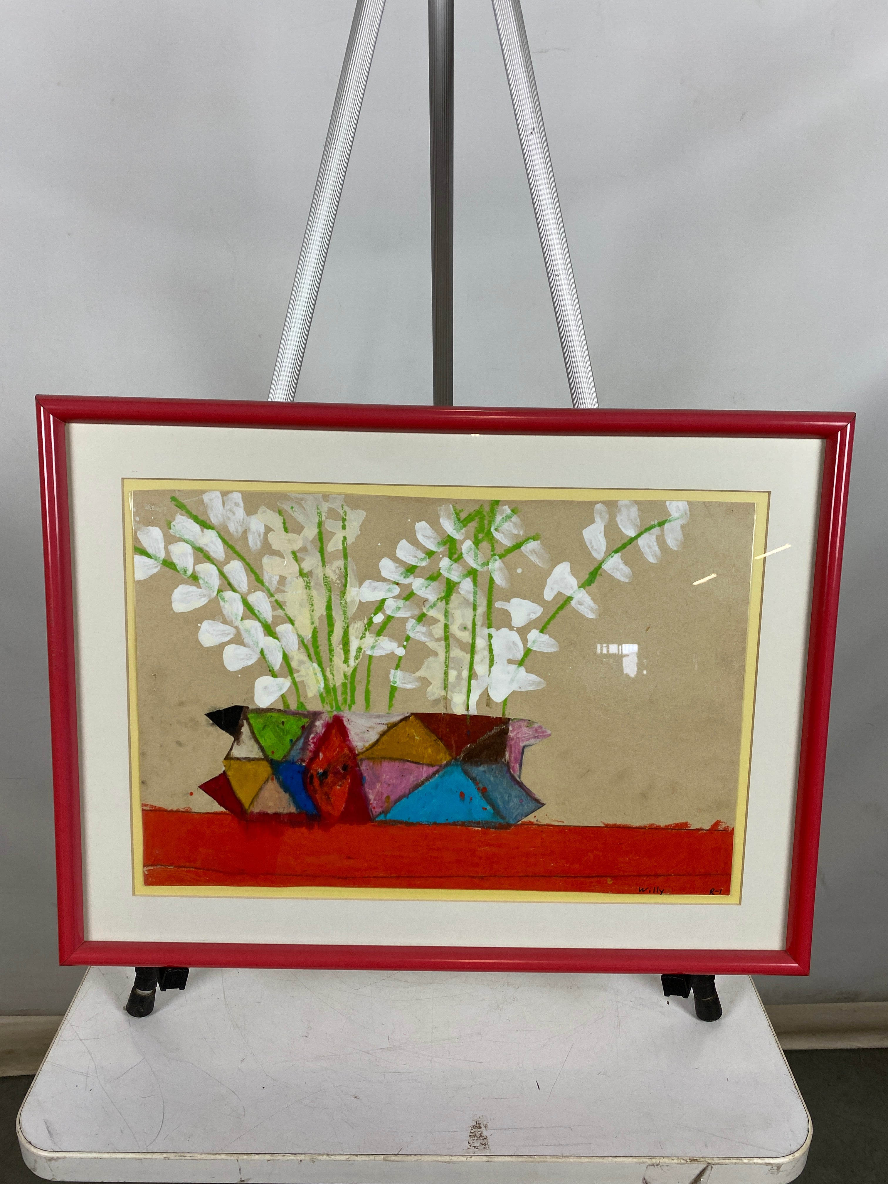 Plotted Baby's Breath Painting