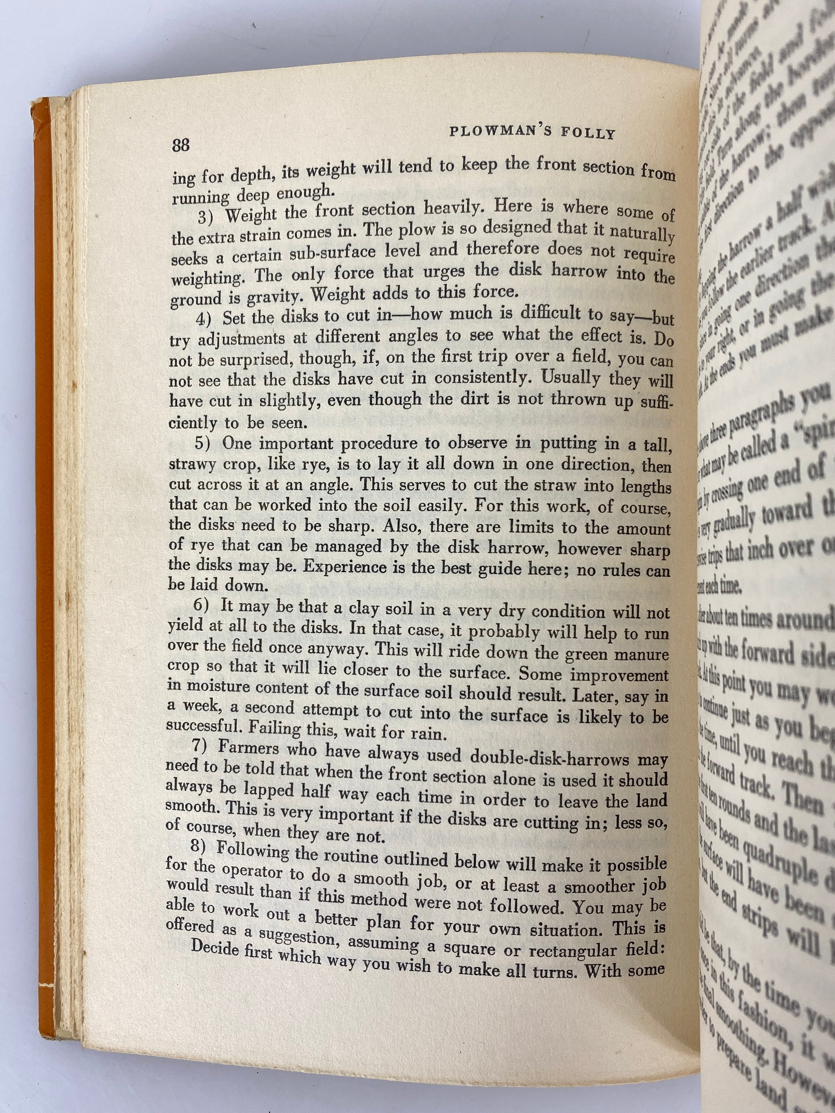 Plowman's Folly by Edward Faulkner 1943 Vintage HC DJ