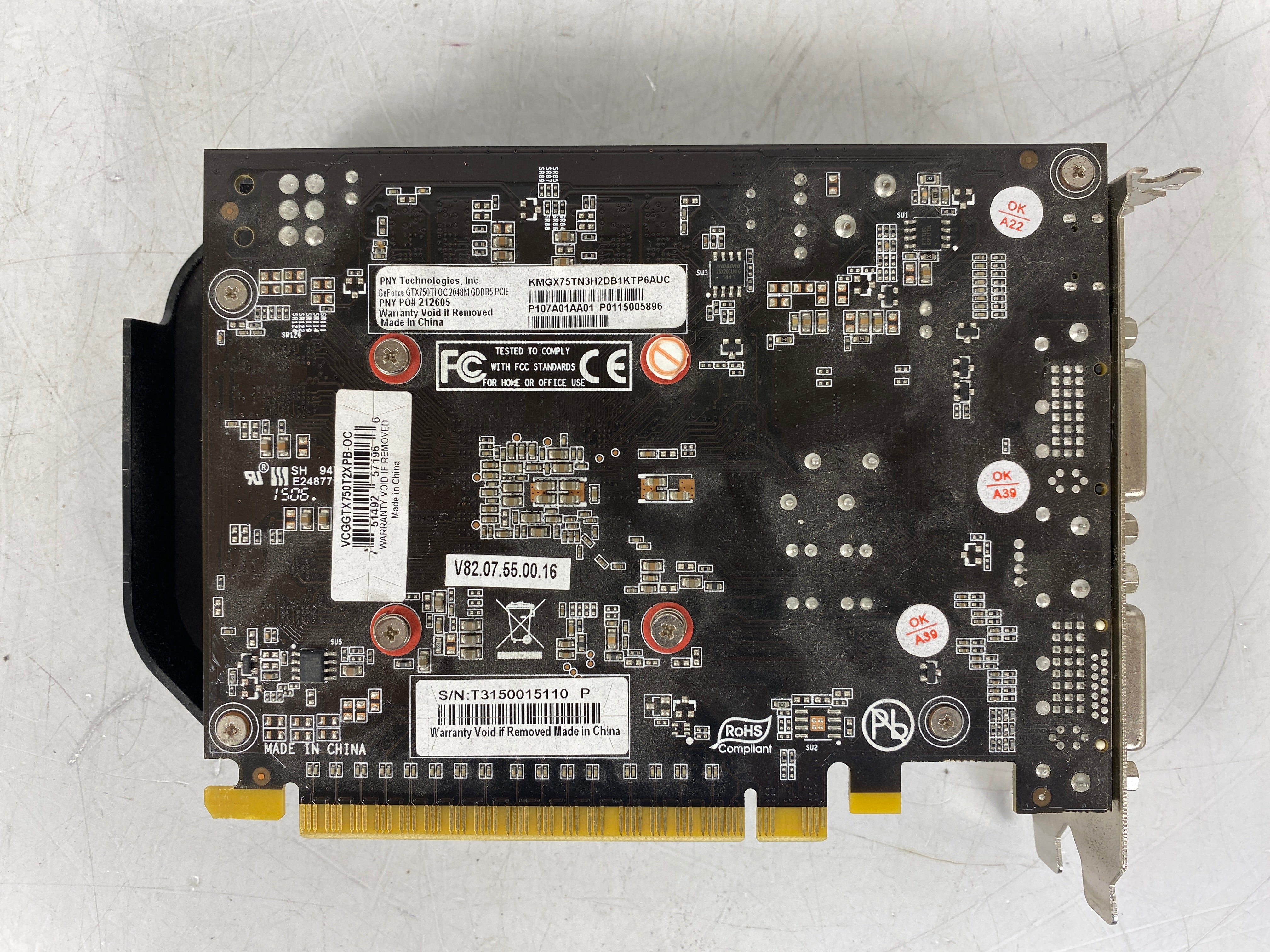 PNY GeForce GTX 750 Ti 2GB GDDR5 Graphics Card