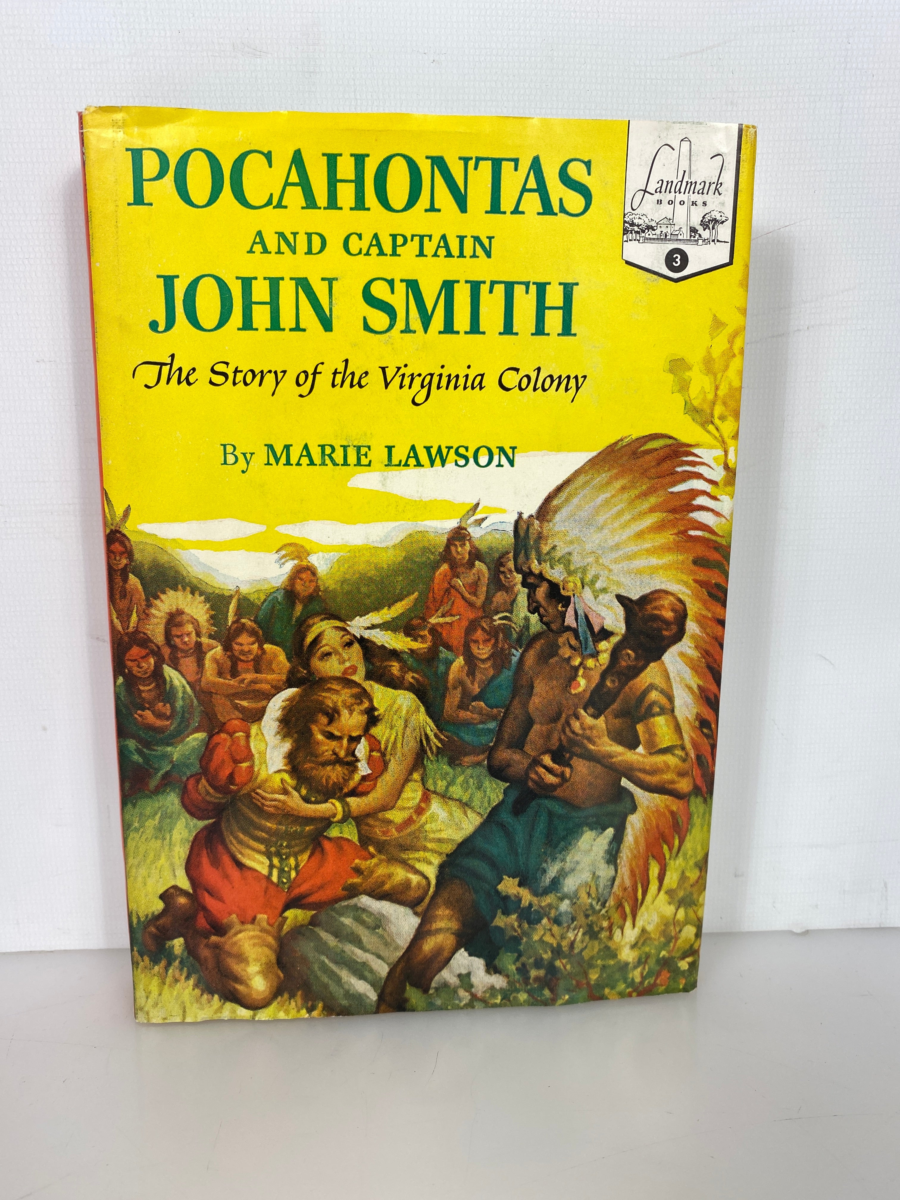 Pocahontas and Captain John Smith Marie Lawson Random House 1950 HCDJ