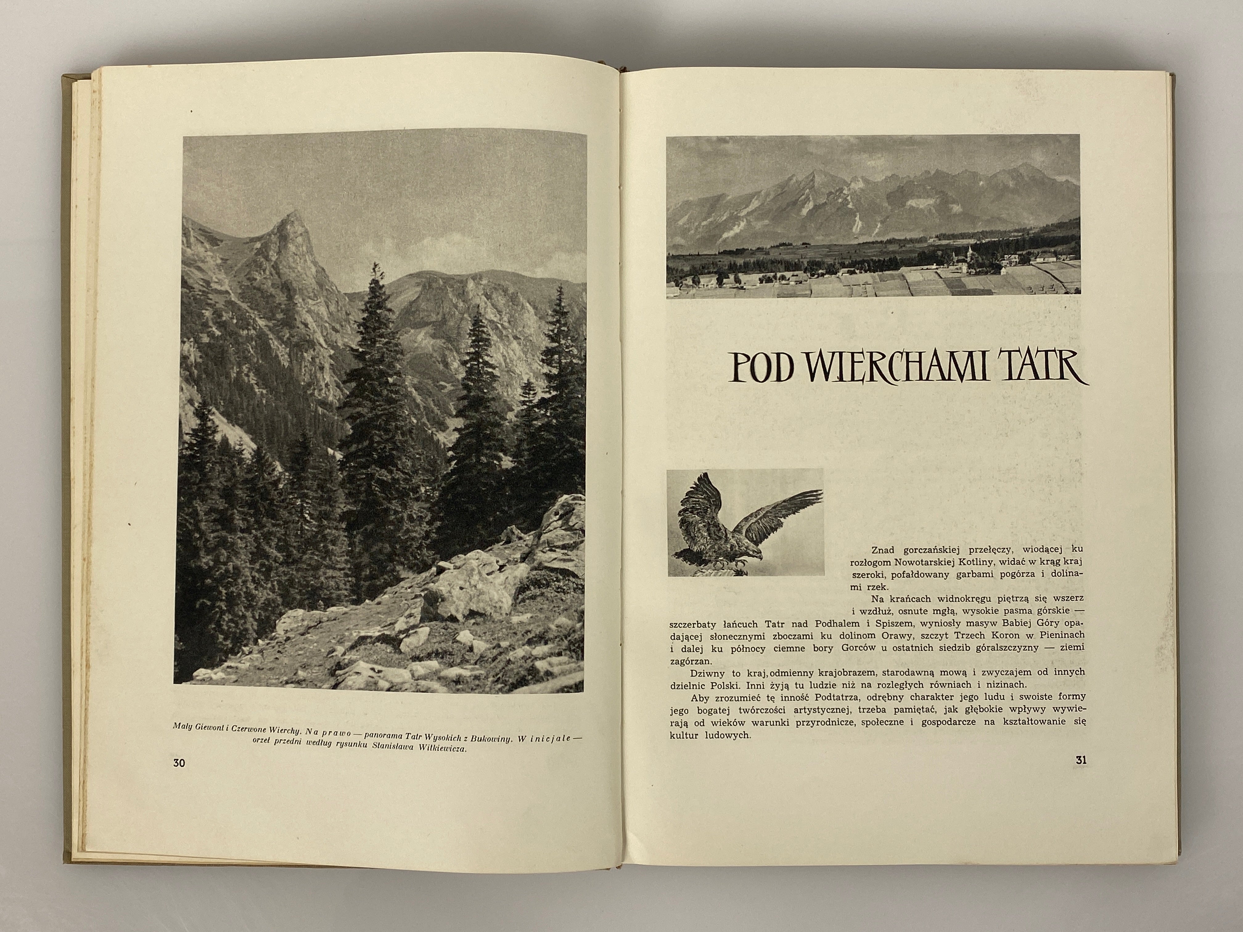 Pod Wierchami Tatr (Under the Tatra Mountains) in Polish 1956 HC DJ