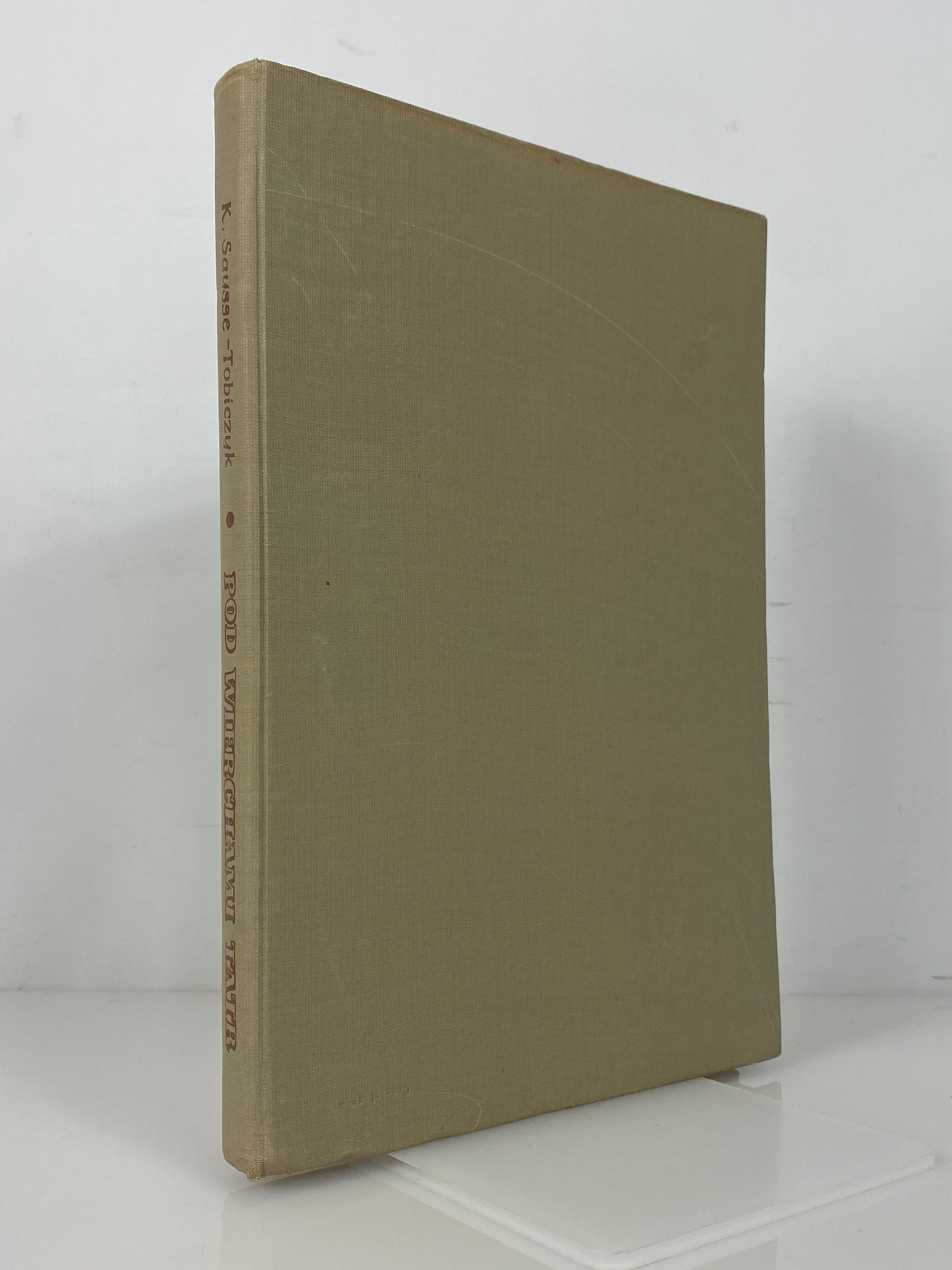 Pod Wierchami Tatr (Under the Tatra Mountains) in Polish 1956 HC DJ
