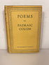 Poems by Padraic Colum 1932 The Macmillan Company HC DJ