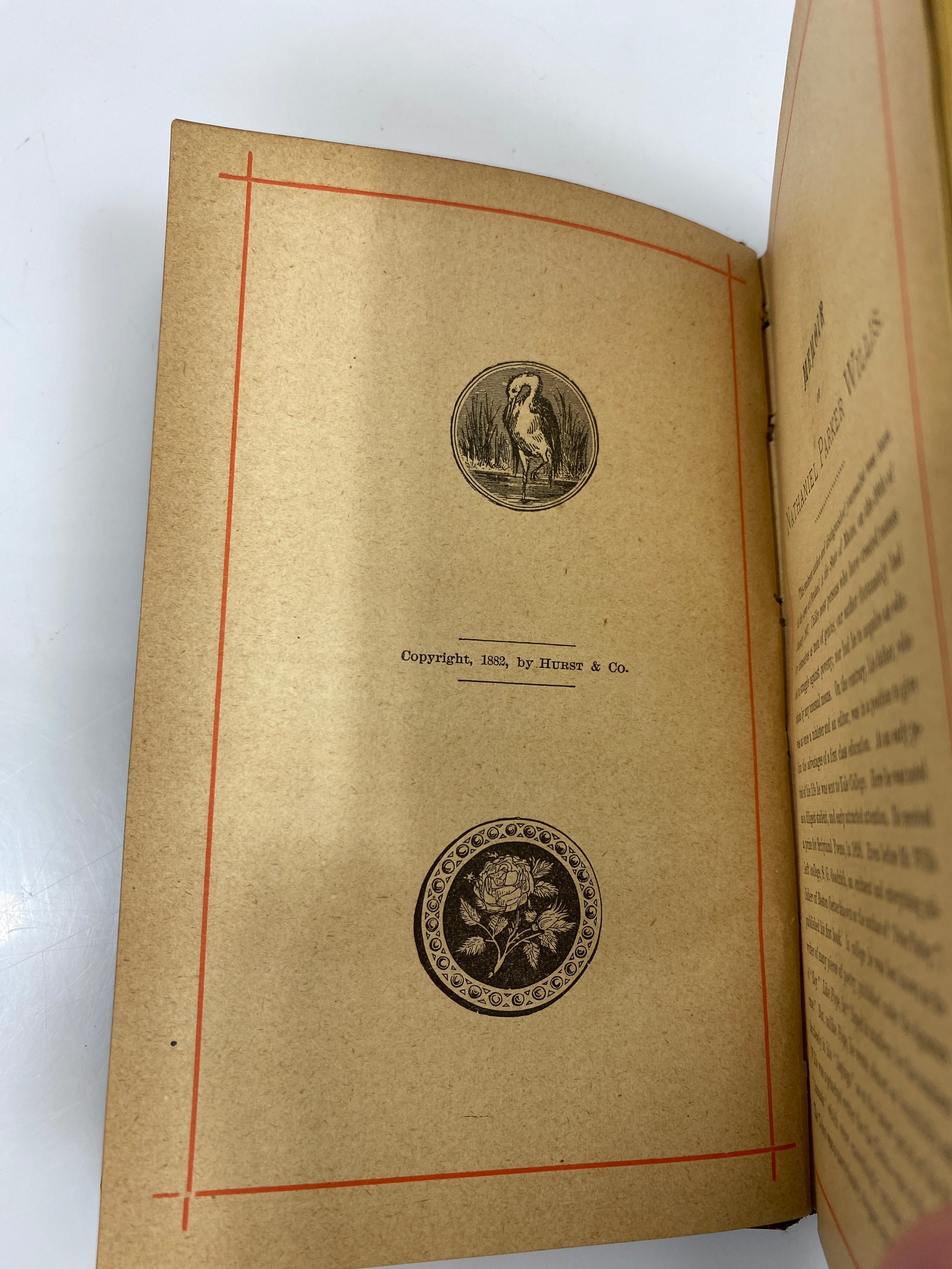 Poems of Nathaniel Parker Willis 1882 HC