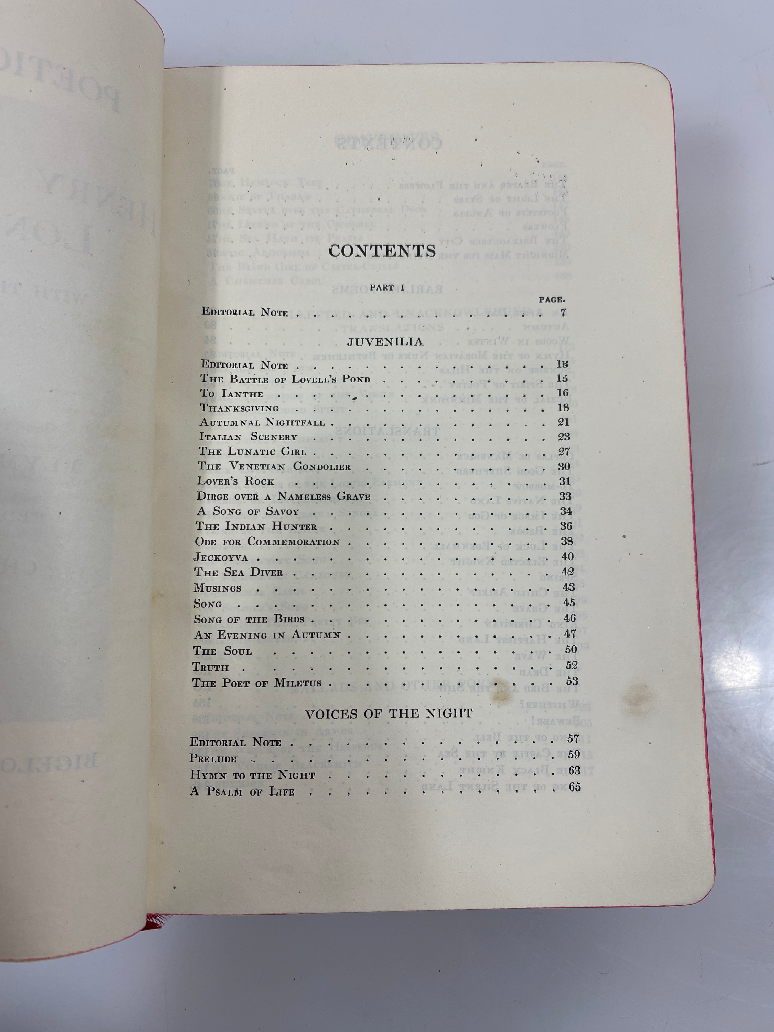 Poetical Works of Henry Wadsworth Longfellow Plymouth Edition SC