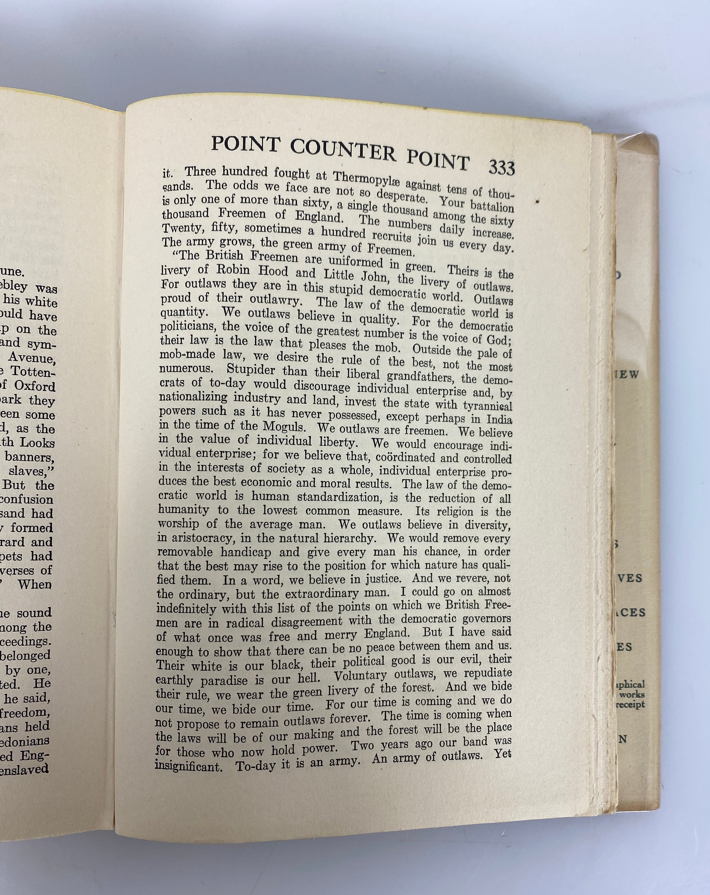 Point Counter Point by Aldous Huxley 1929 Vintage HC DJ