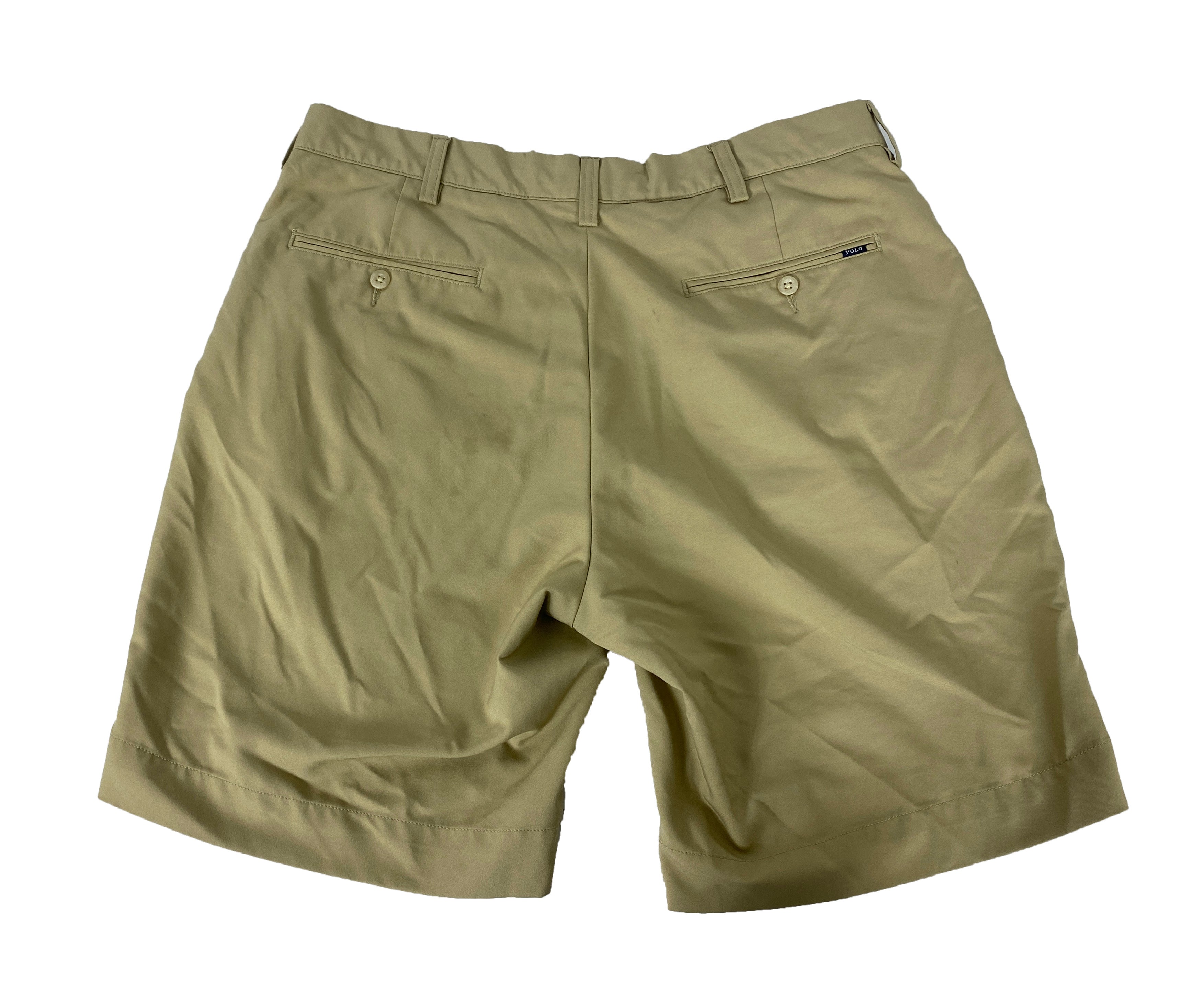 Polo By Ralph Lauren Khaki Classic Fit Stretch Shorts Men's Size 34