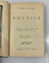 Popular Physics by Steele American Book Co. 1896 HC