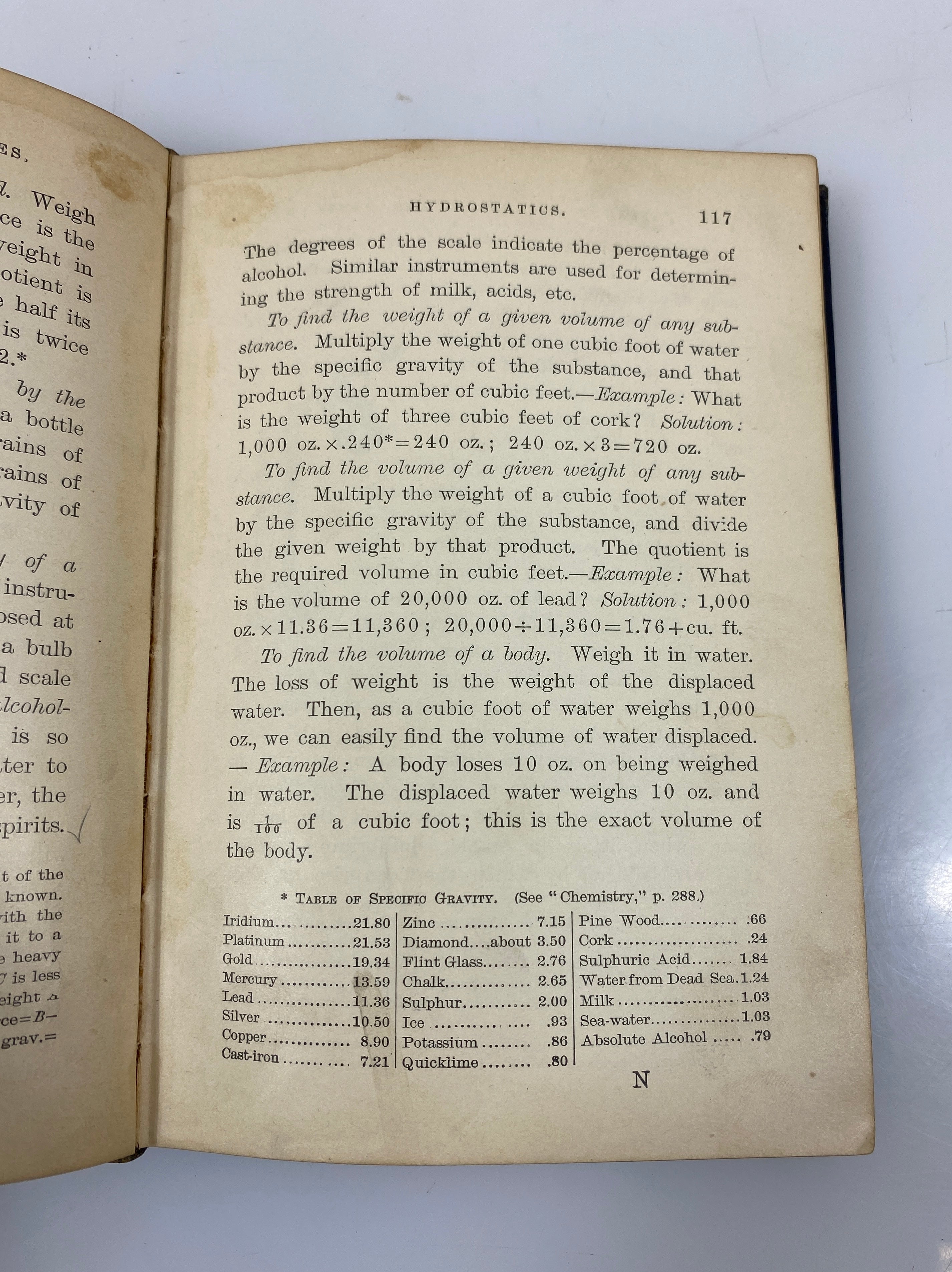 Popular Physics by Steele American Book Co. 1896 HC