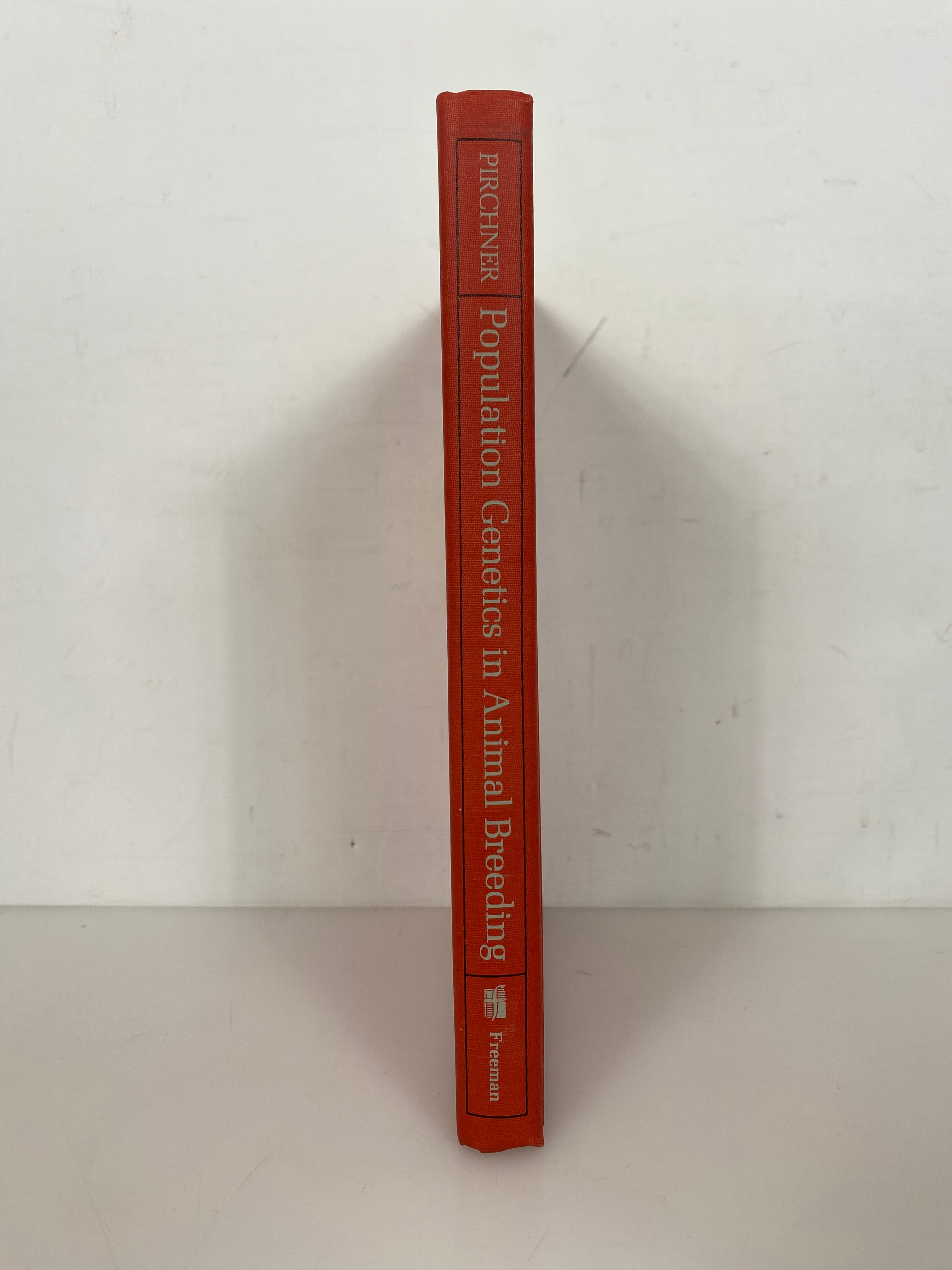 Population Genetics in Animal Breeding by Franz Pirchner 1969 HC