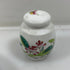 Porcelain Lotus Flower Designed Tea Set w/ Teapot, 4 Cups, Serving Tray, and Ginger Jar