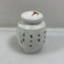 Porcelain Lotus Flower Designed Tea Set w/ Teapot, 4 Cups, Serving Tray, and Ginger Jar