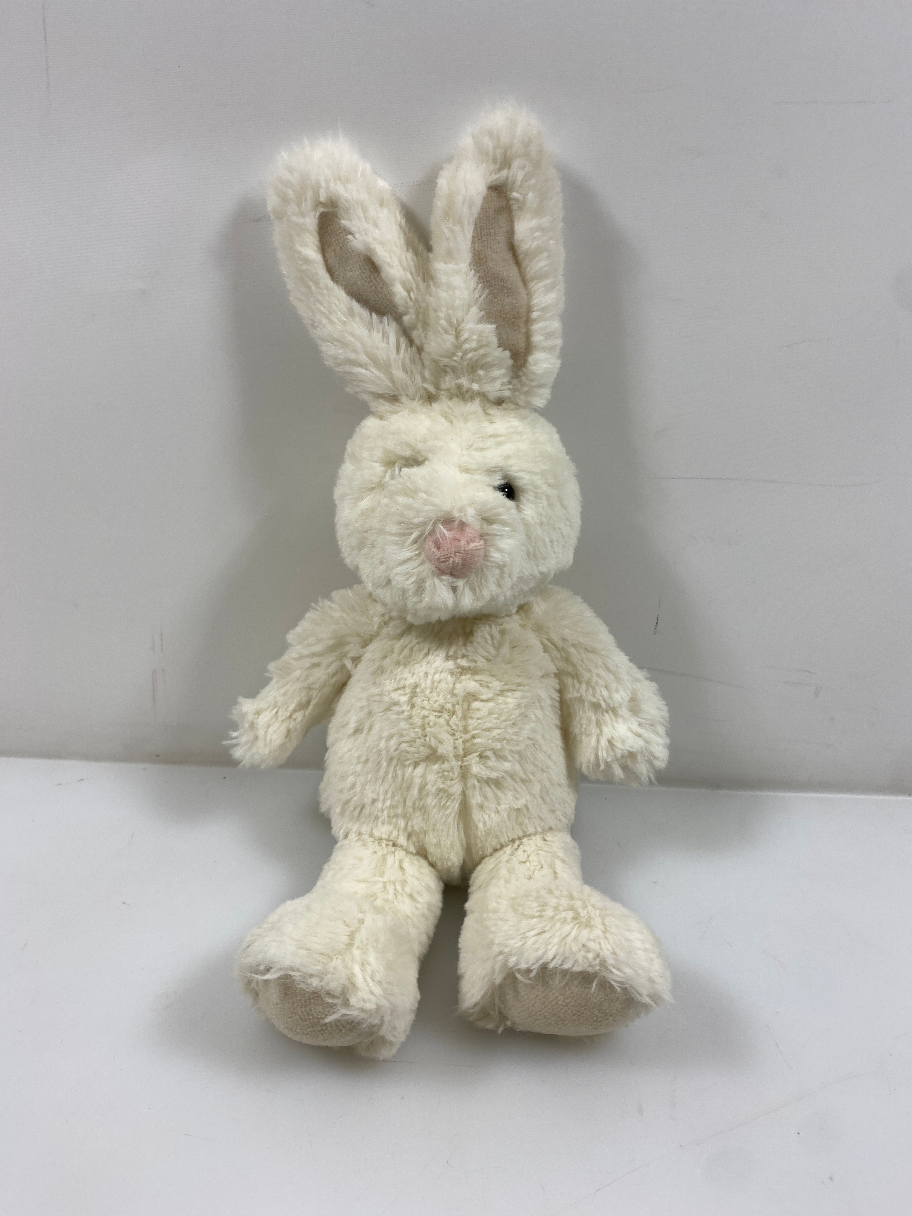 Pottery Barn Kids Small White Rabbit Stuffed Plush Toy