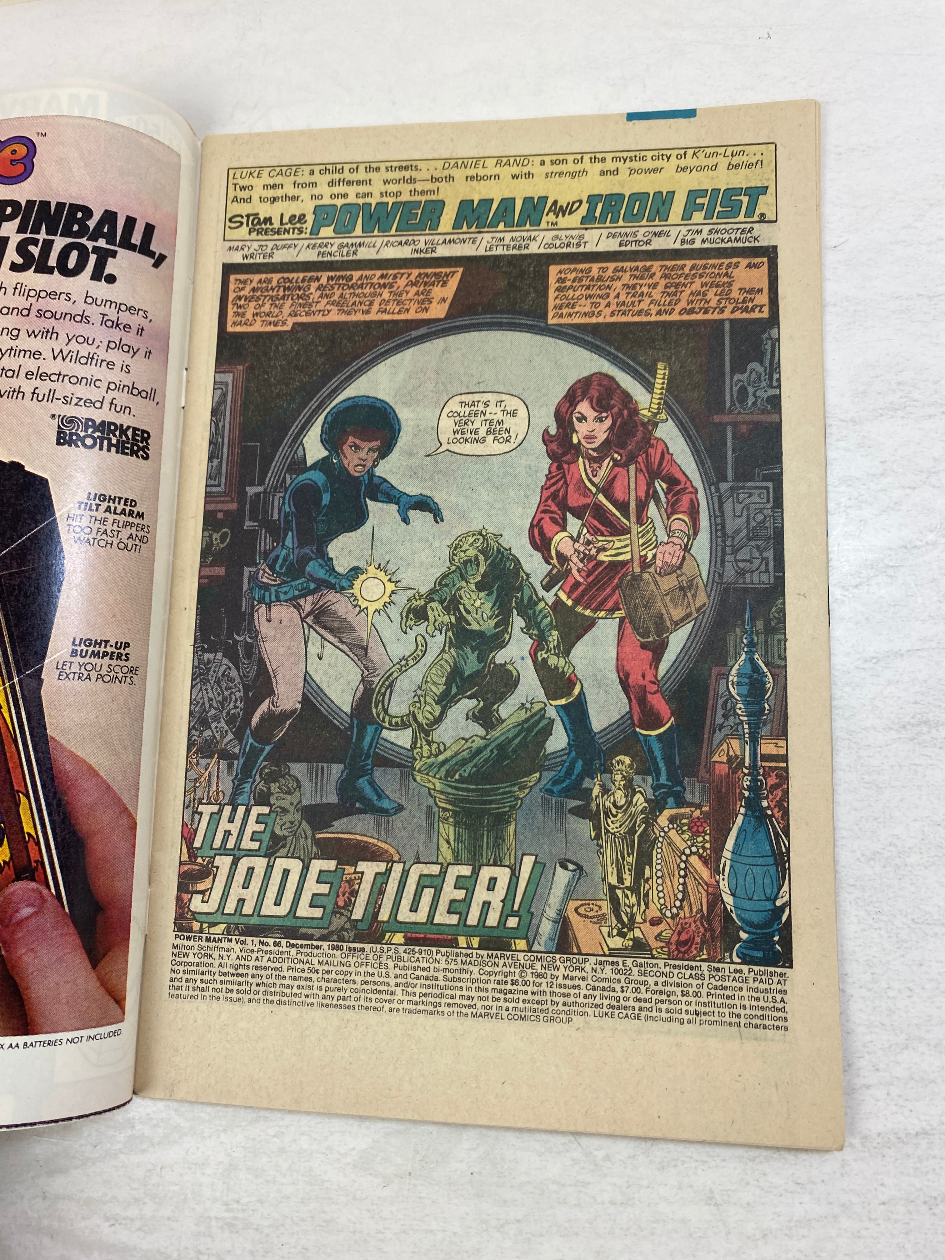 Power Man and Iron Fist #66 Marvel Comic