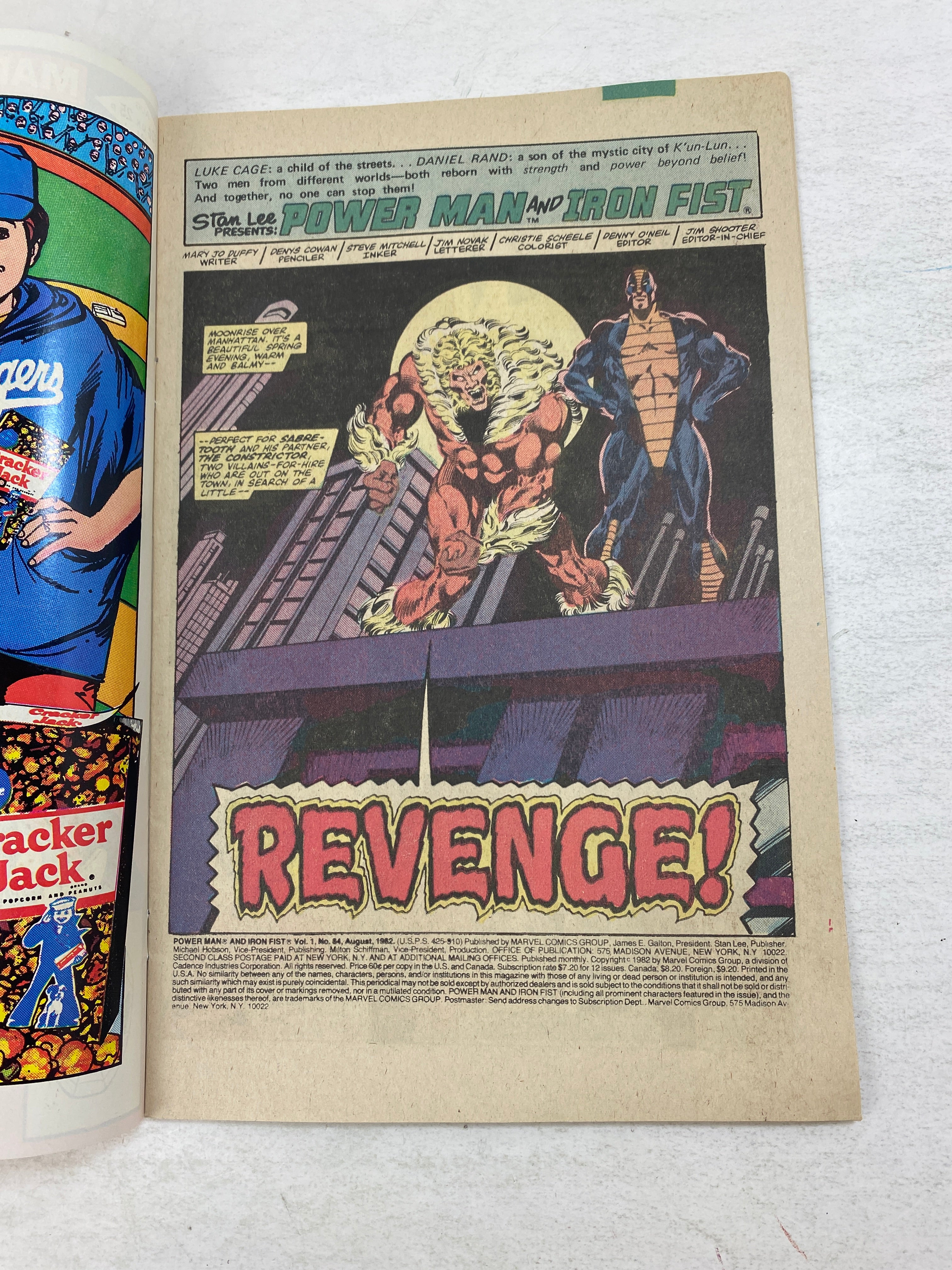 Power Man and Iron Fist #84 Marvel Comic