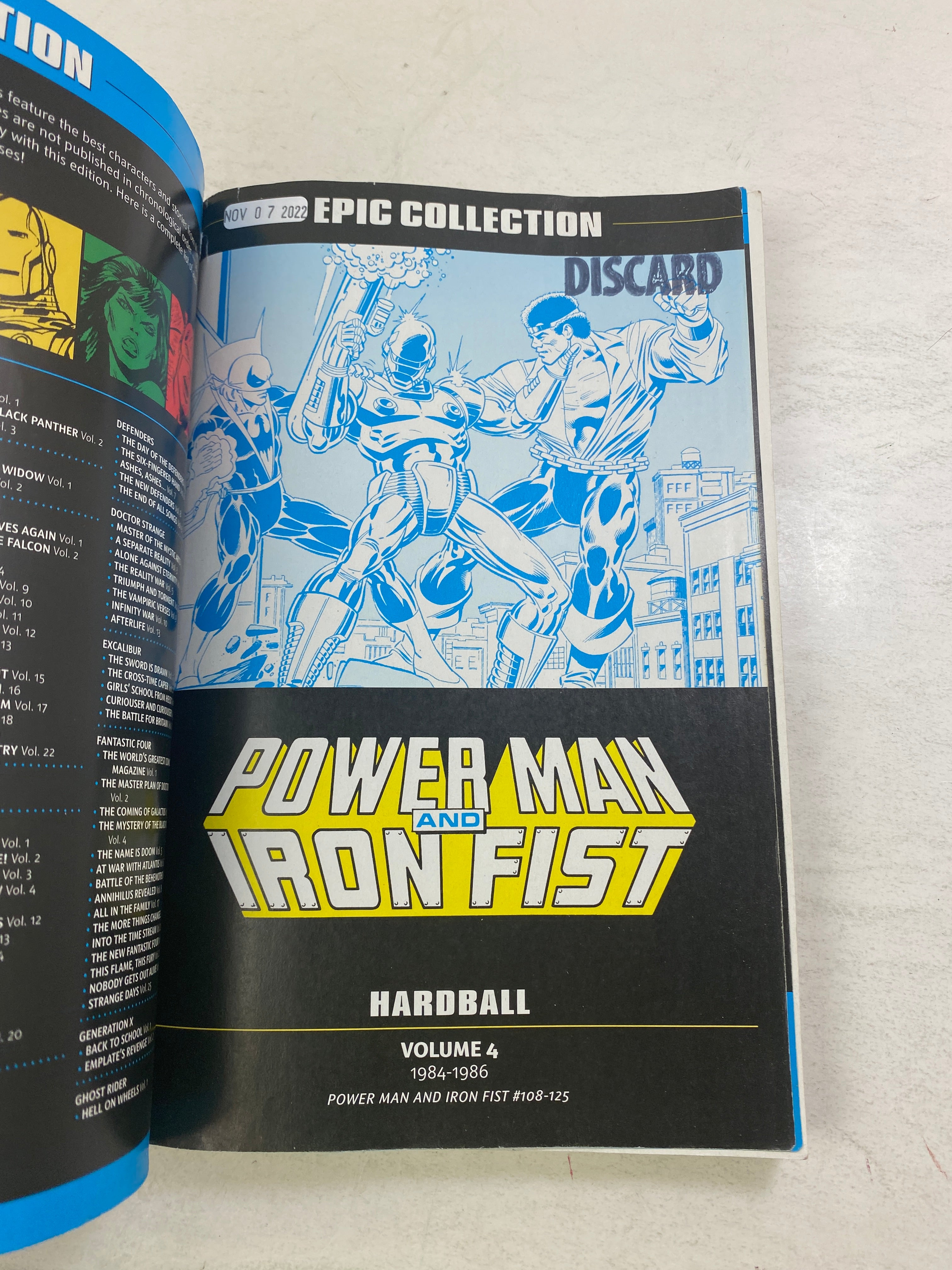 Power Man and Iron Fist Epic Collection SC Ex Lib 2022
