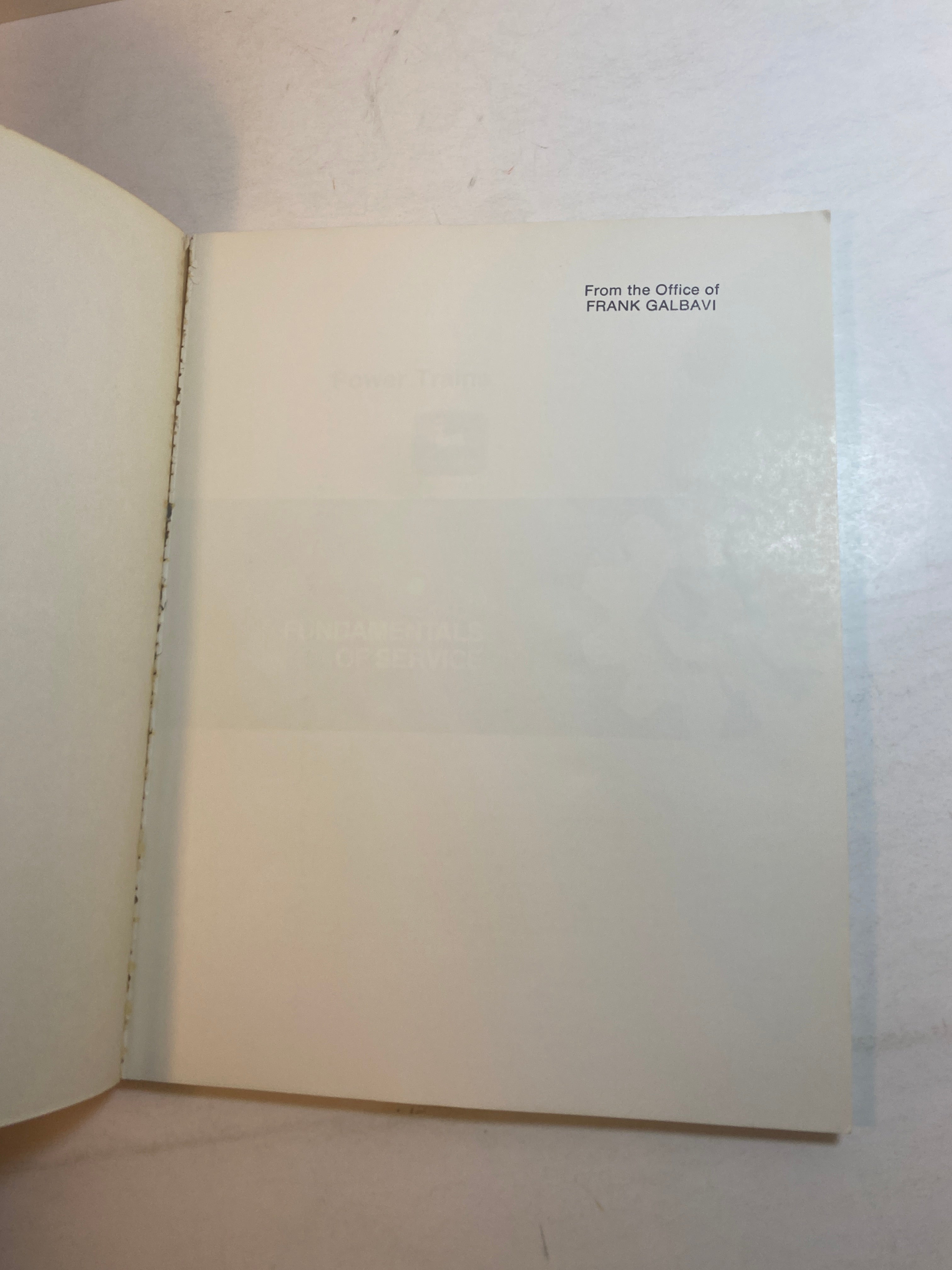 Power Trains Fundamentals of Service FOS4005B John Deere