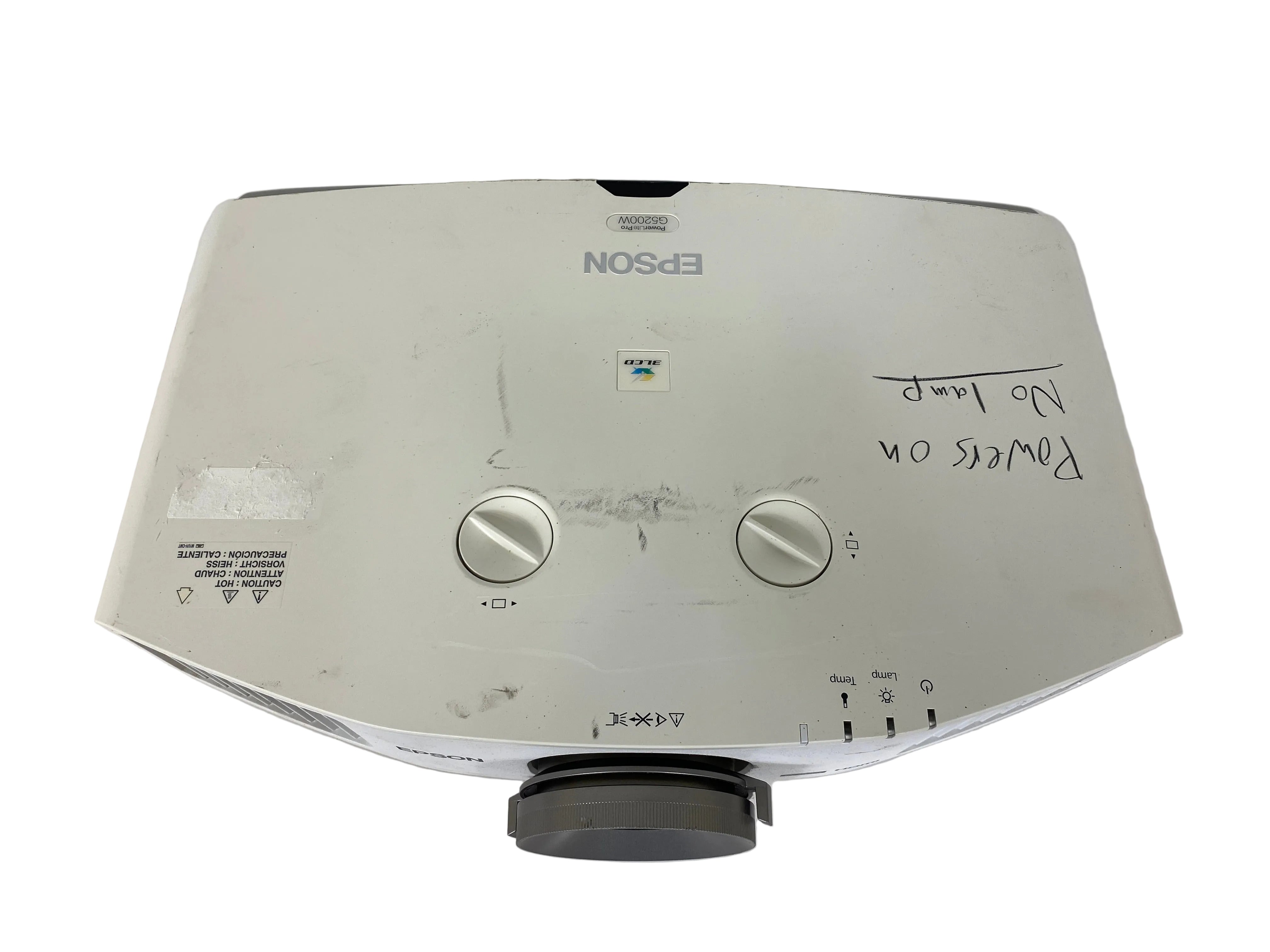 PowerLite Pro G5200WNL Projector *Powers On Only*