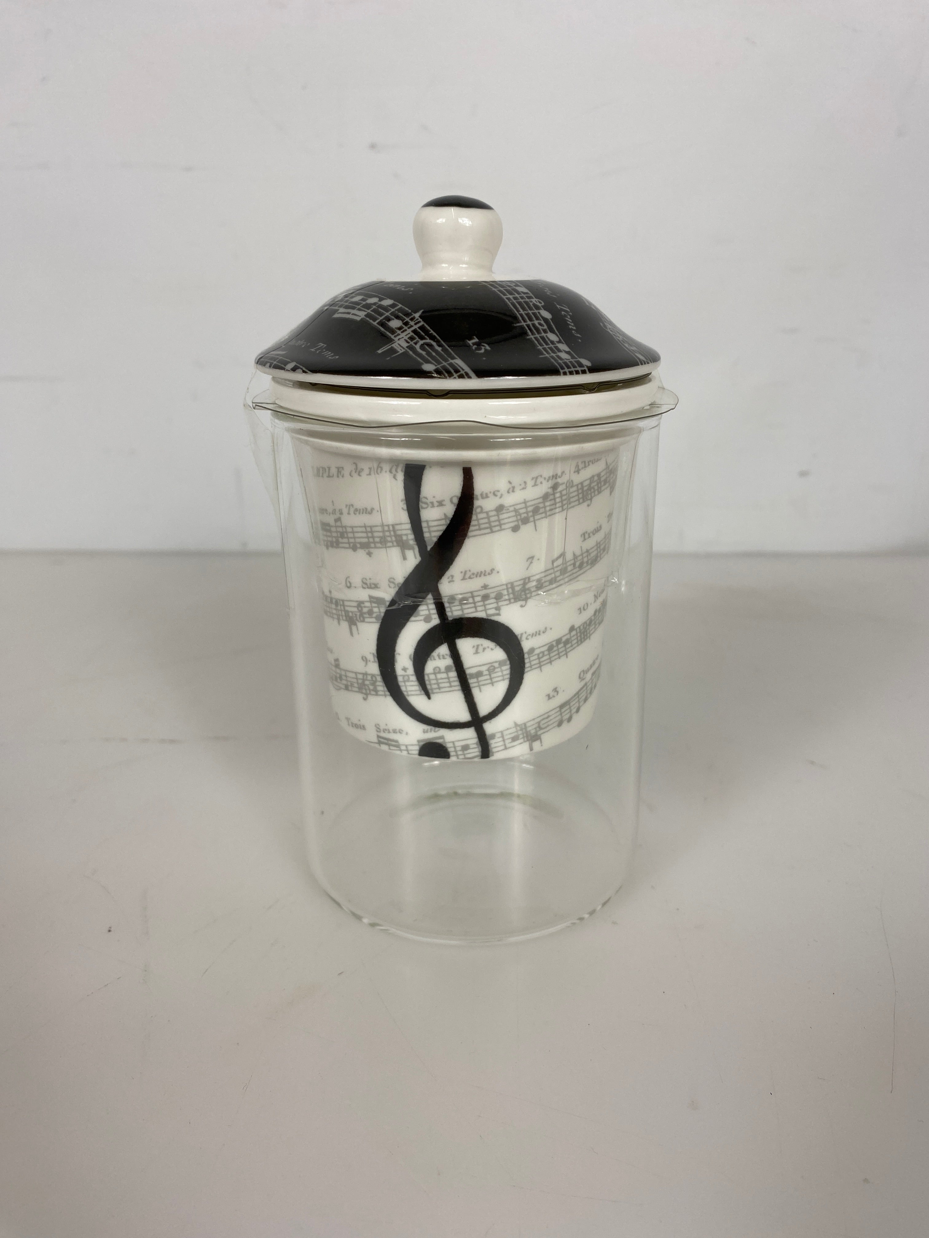 PPD I Love Music Bone China Tea Glass with Gift Box