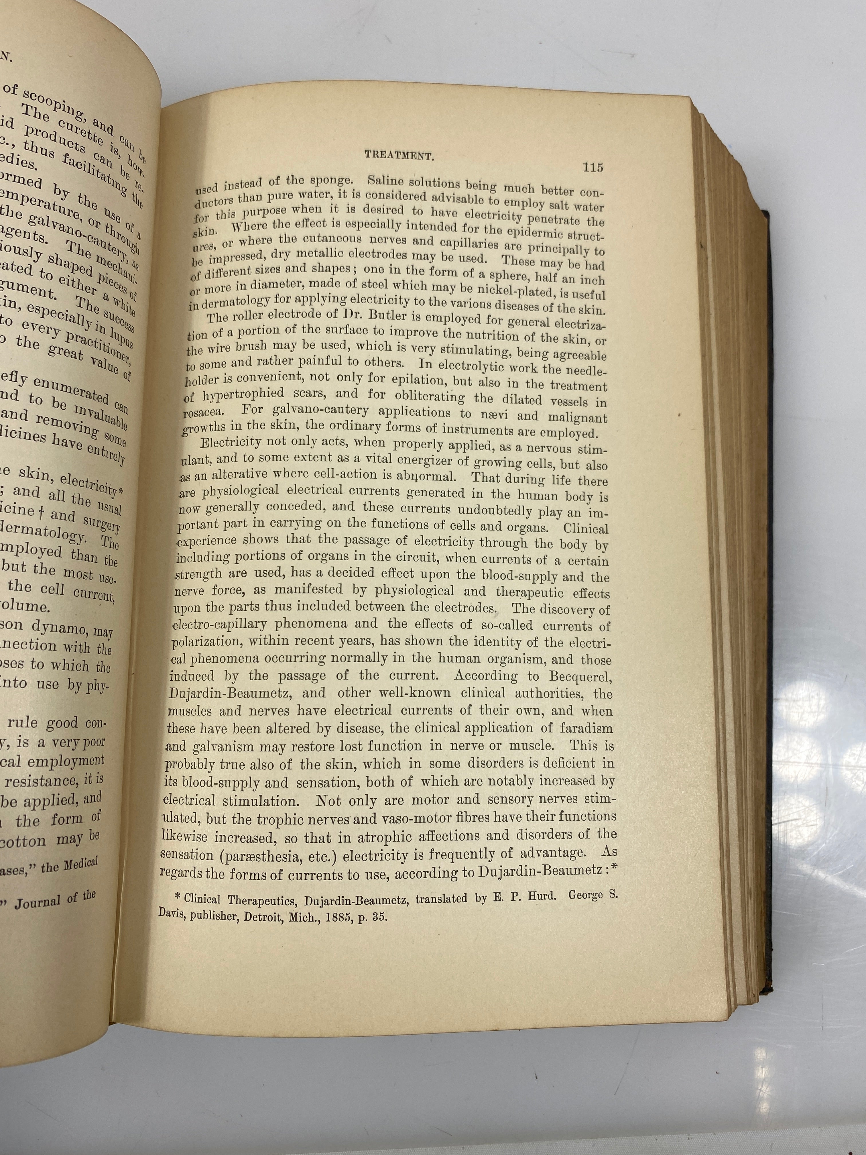 Practical Treatise on Diseases of the Skin John Shoemaker 1892 Antique HC