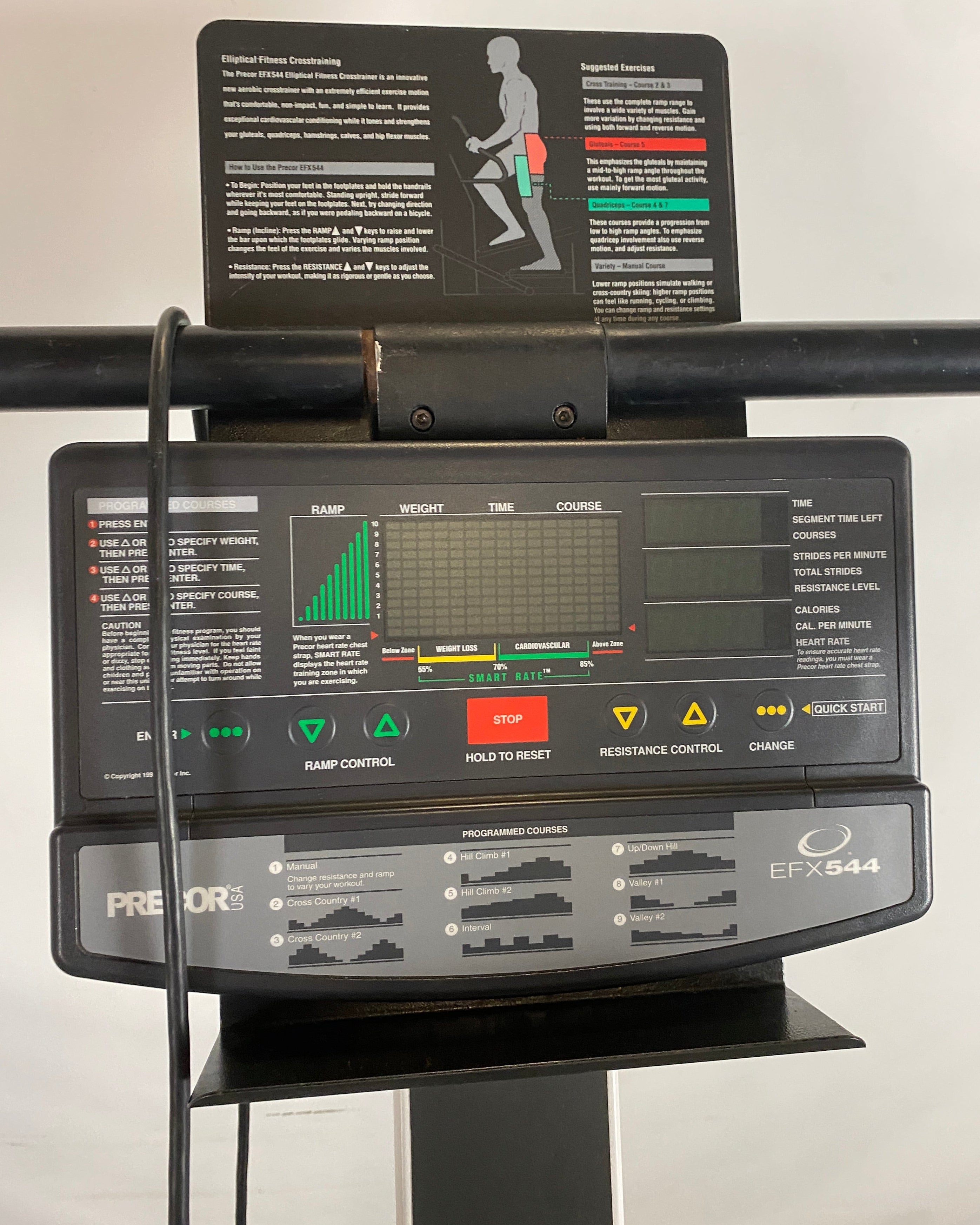 Precor #EFX544 Elliptical Fitness Cross Trainer