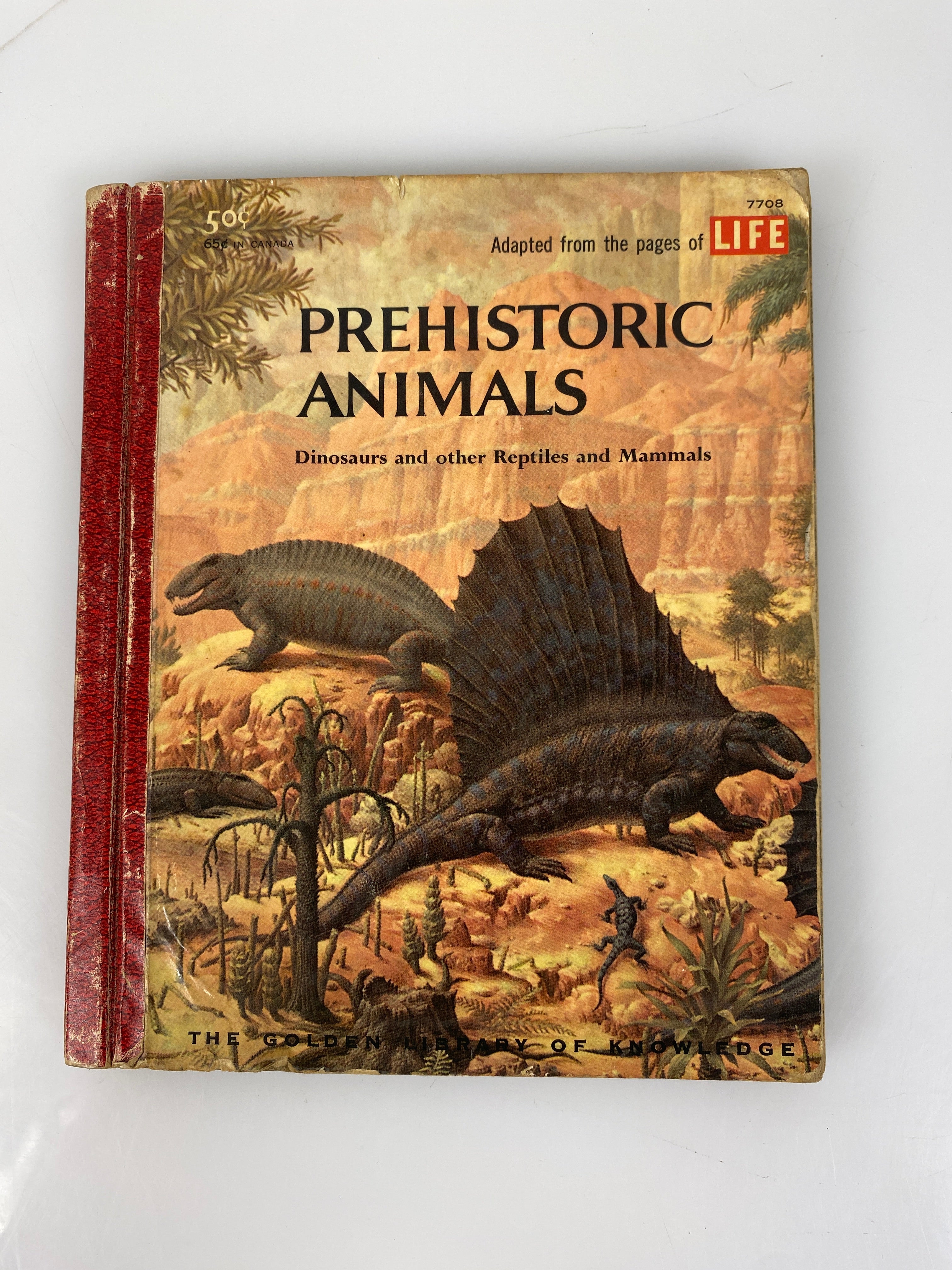Prehistoric Animals Golden Library of Knowledge 1958