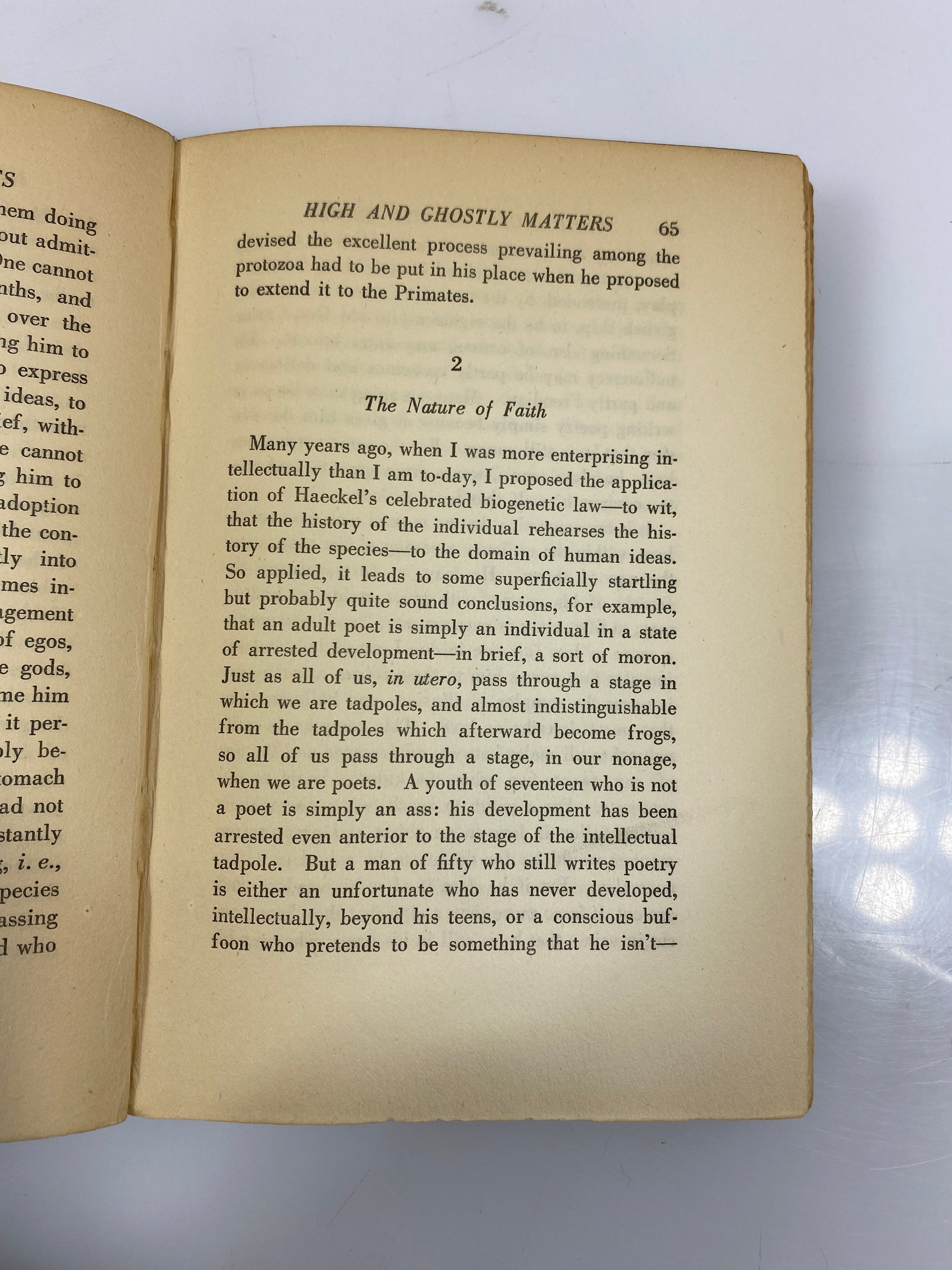Prejudices Fourth Series by Mencken Alfred A Knopf 1925 HC