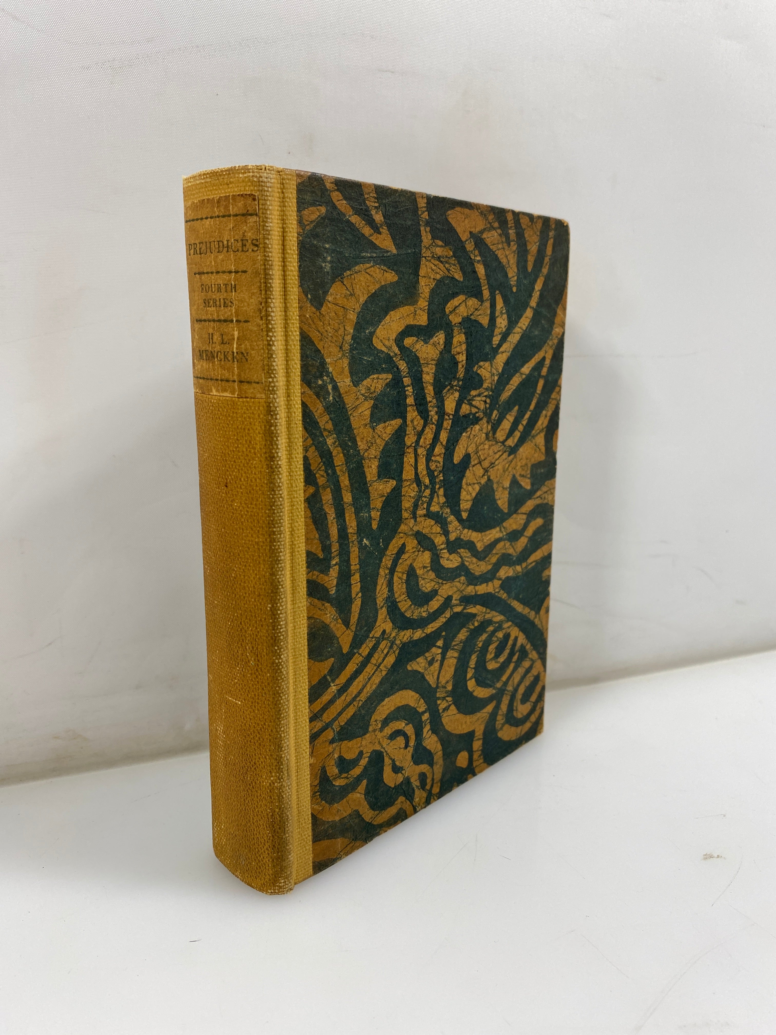 Prejudices Fourth Series by Mencken Alfred A Knopf 1925 HC