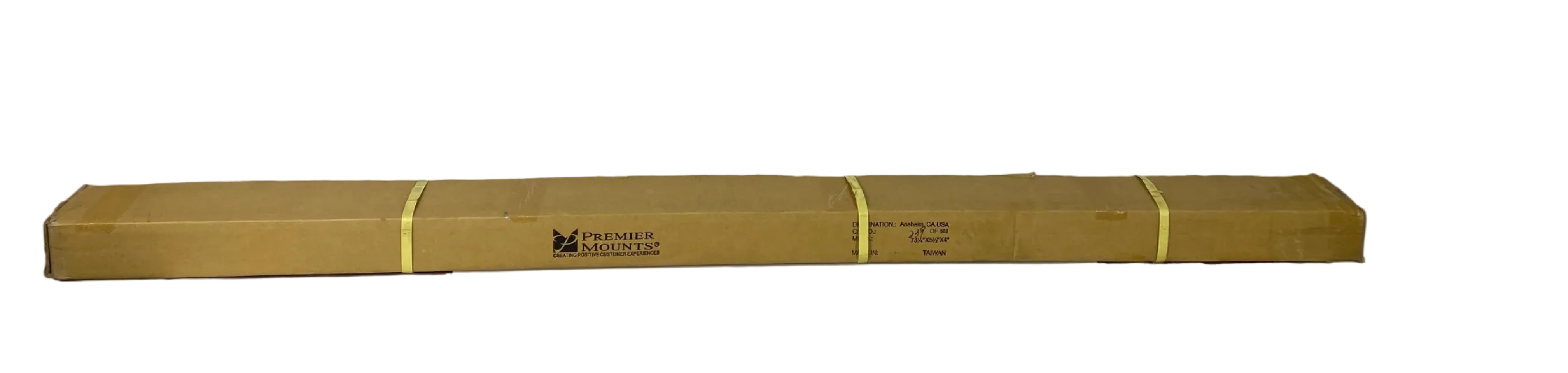 Premier Mounts T72 Extra Dual Poles, 72" chrome