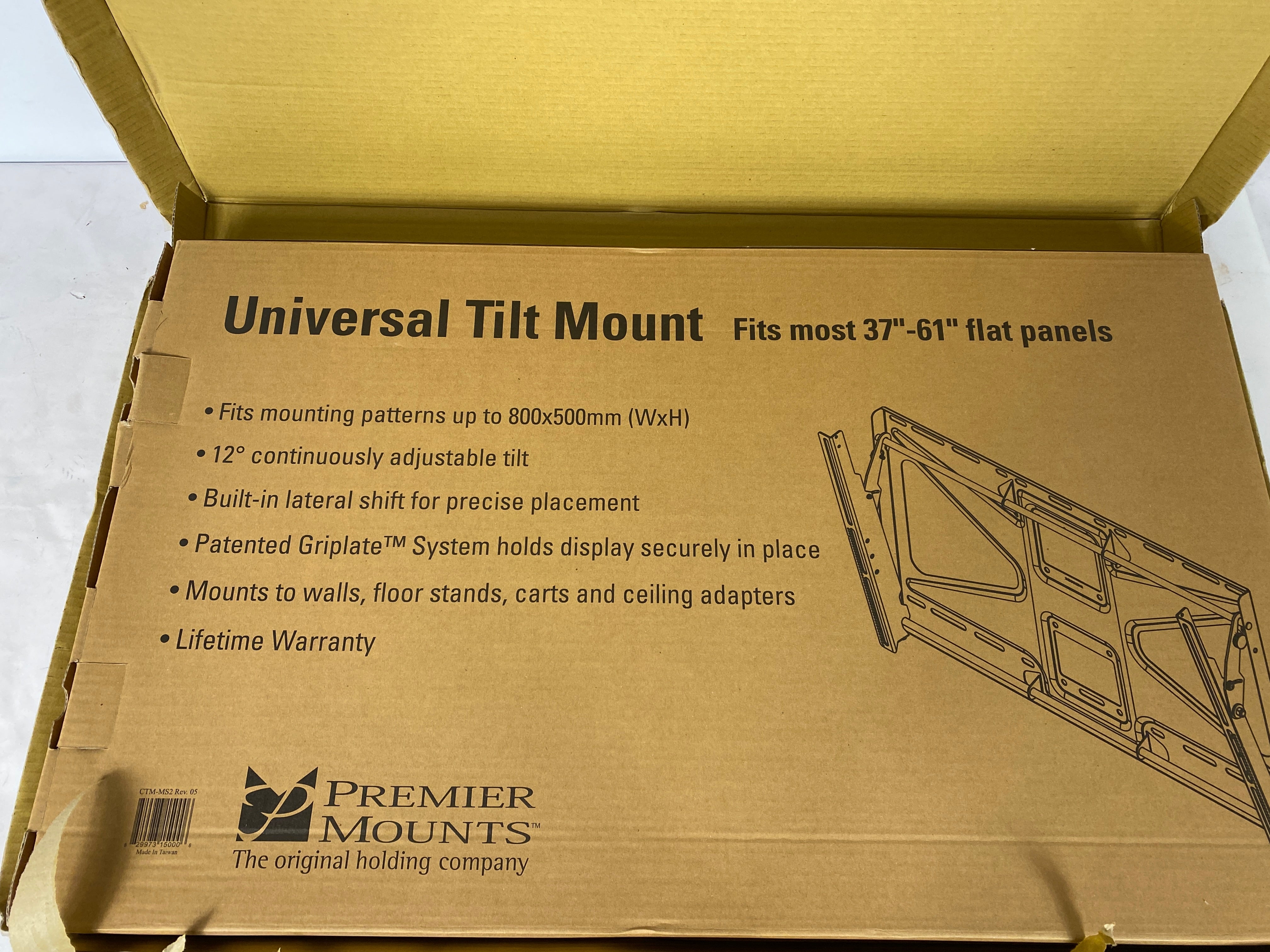 Premier Mounts Tilting Mount for Flat-Panel Displays