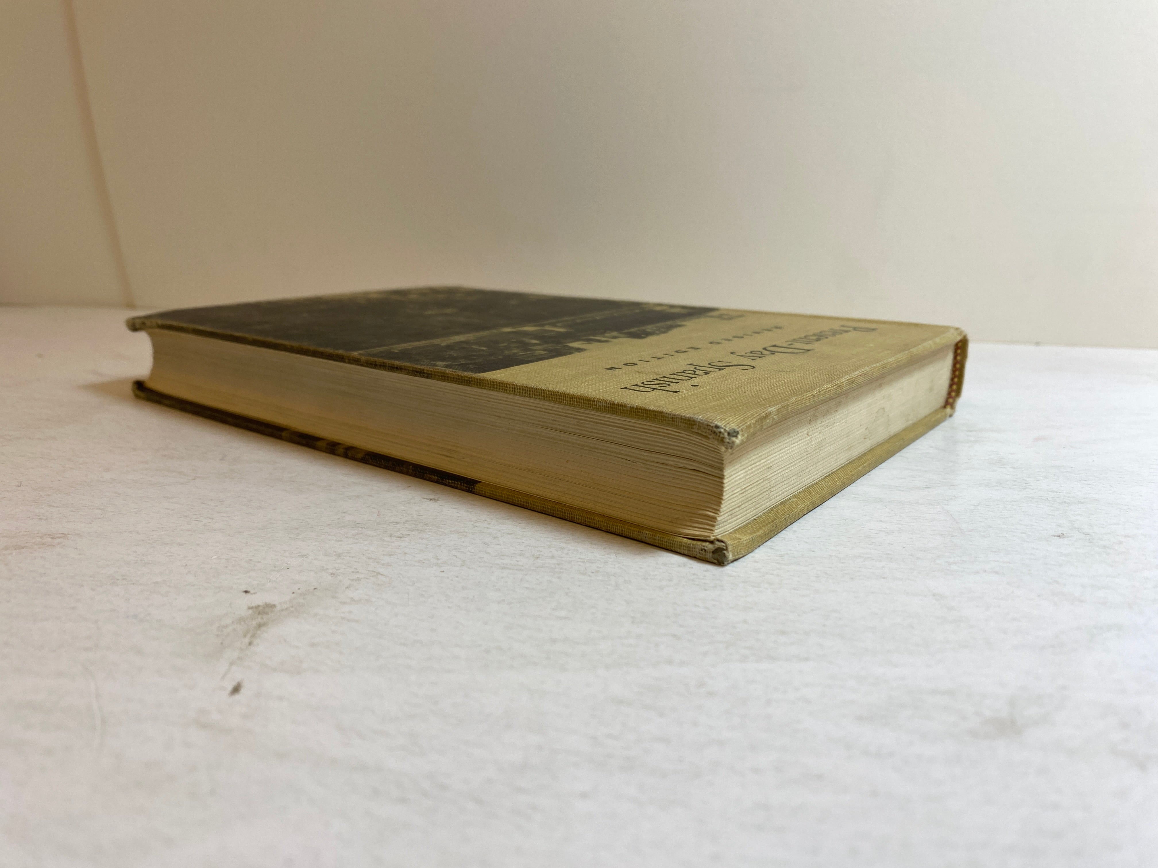 Present-Day Spanish by Bernard Levy 1941 Revised Edition Vintage HC