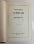 Present-Day Spanish by Bernard Levy 1941 Revised Edition Vintage HC