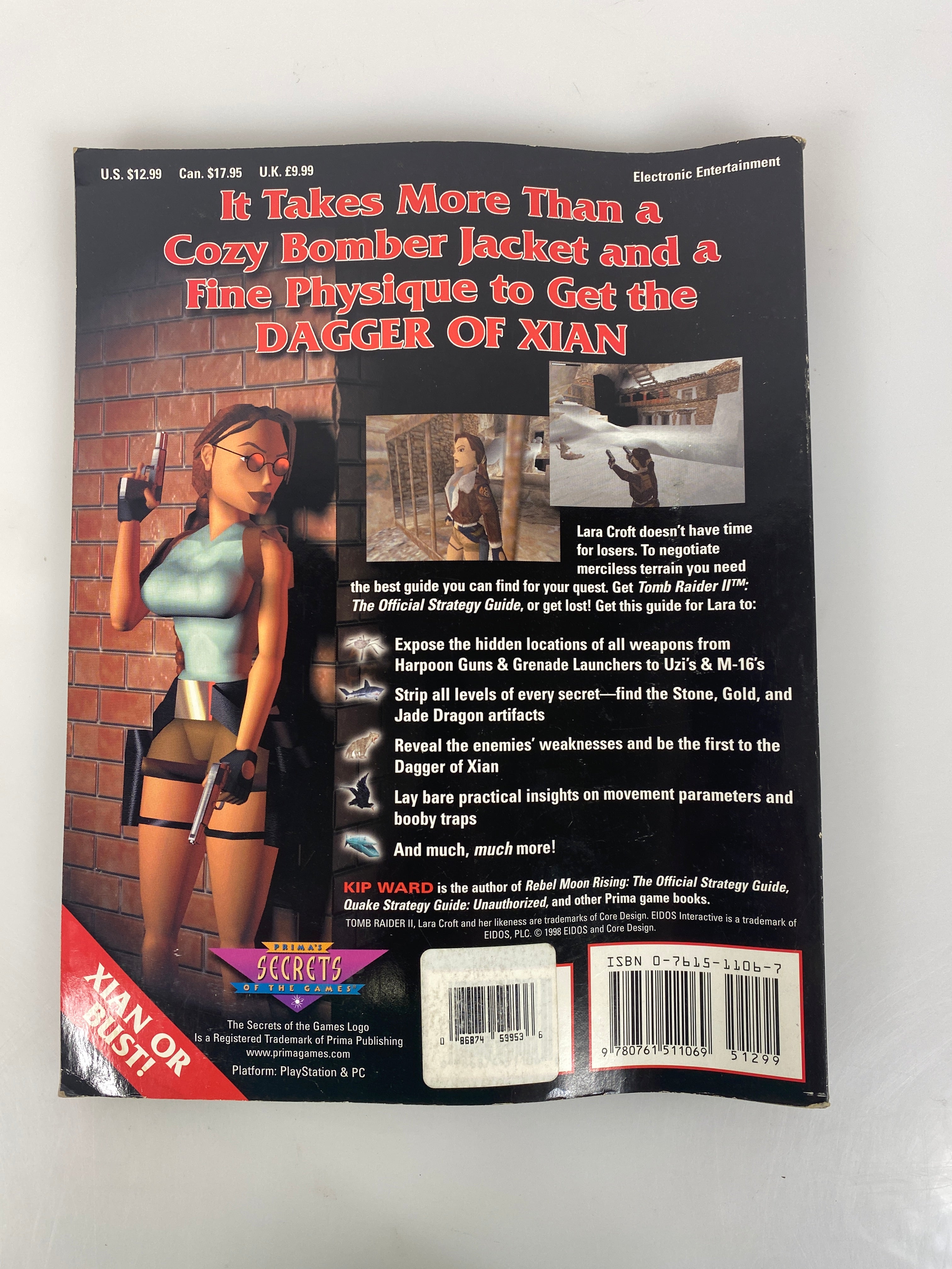 Prima Tomb Raider 2 Strategy Guide 1997