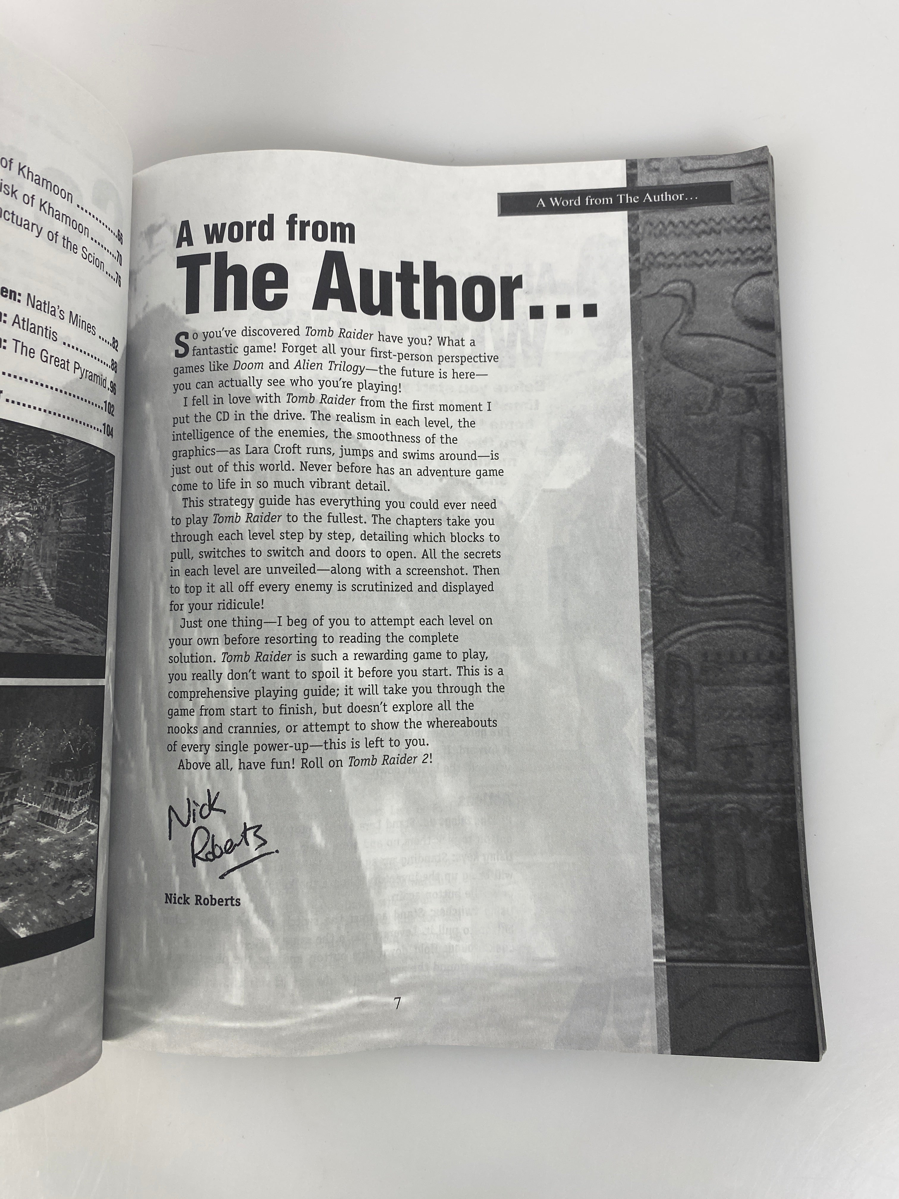 Prima Tomb Raider Game Secrets Strategy Guide 1996