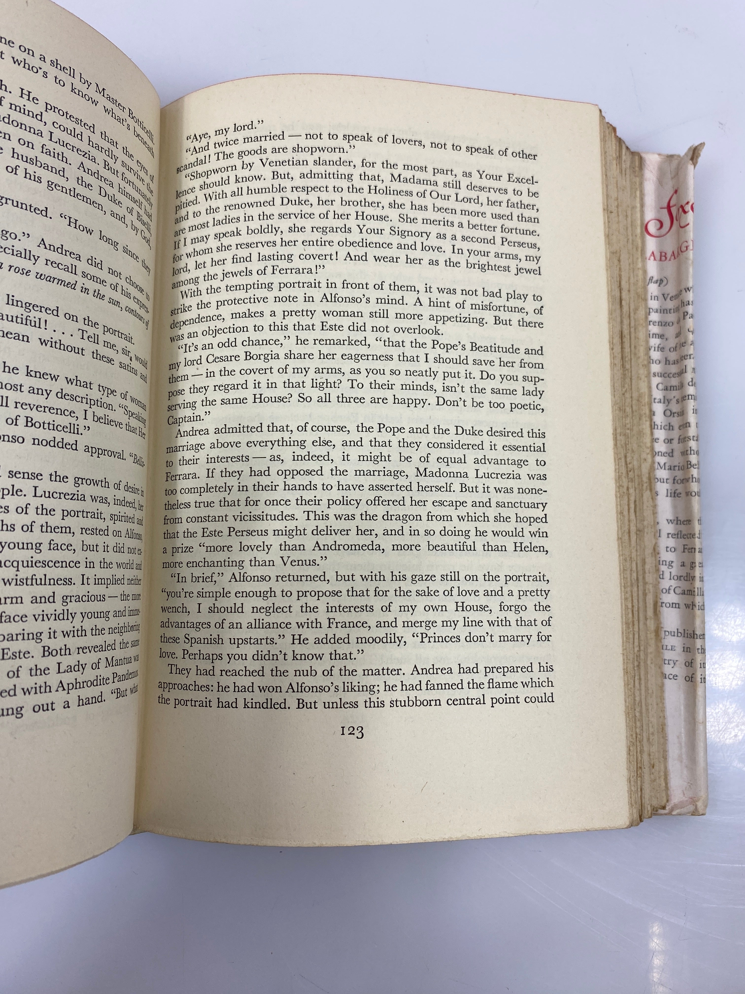 Prince of Foxes Shellabarger 1947 HCDJ