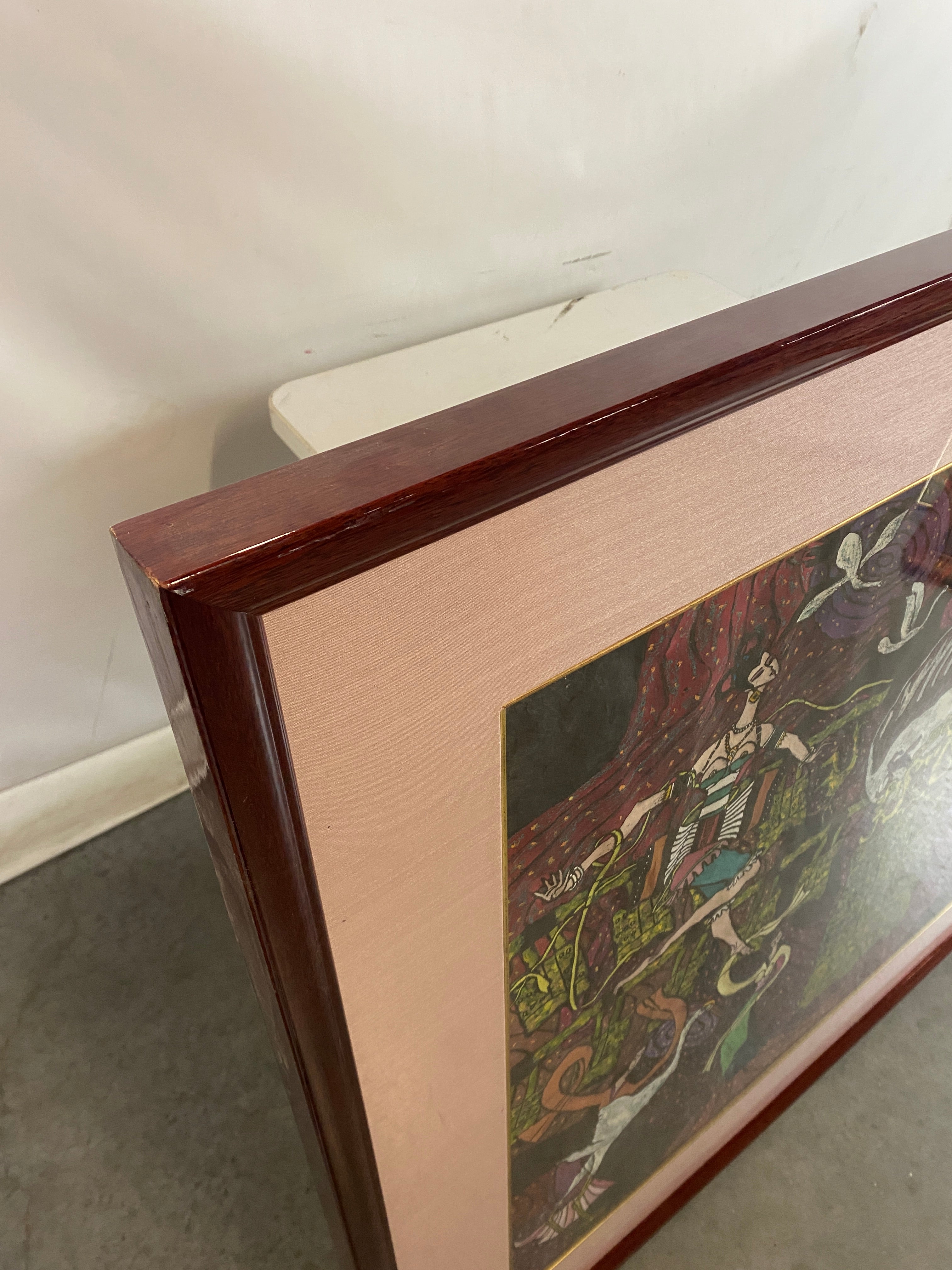 Print Image by Zhuang da-Shan in Frame