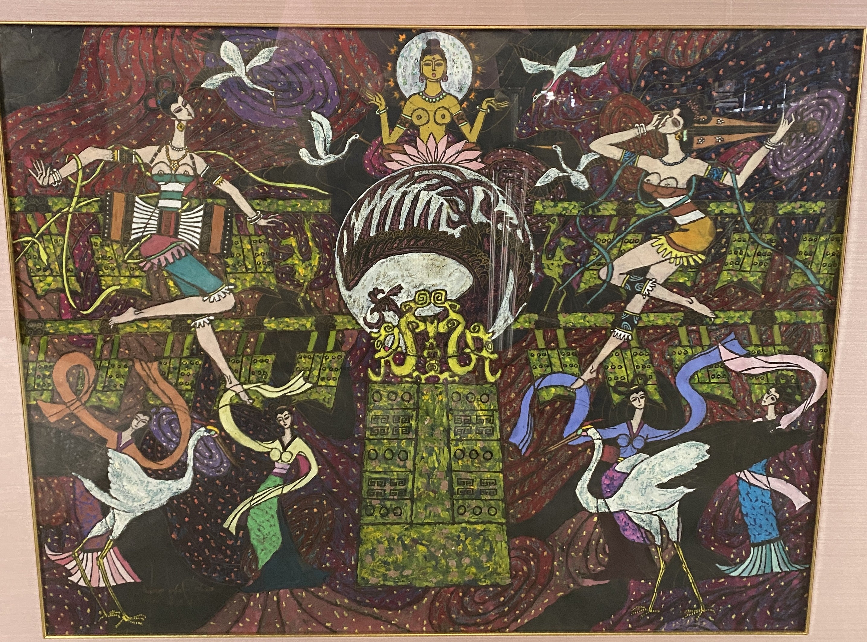 Print Image by Zhuang da-Shan in Frame