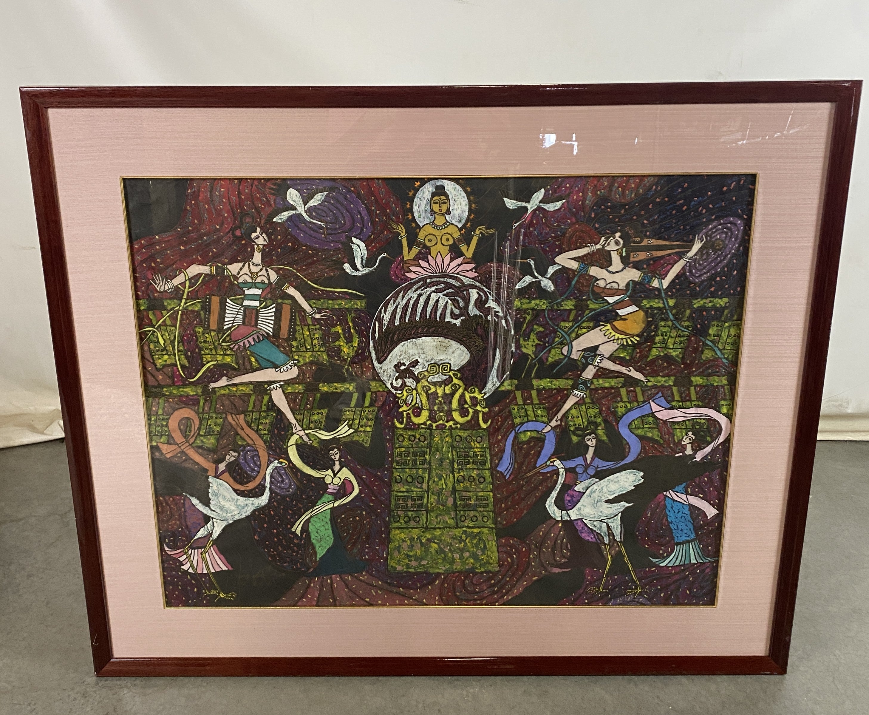 Print Image by Zhuang da-Shan in Frame