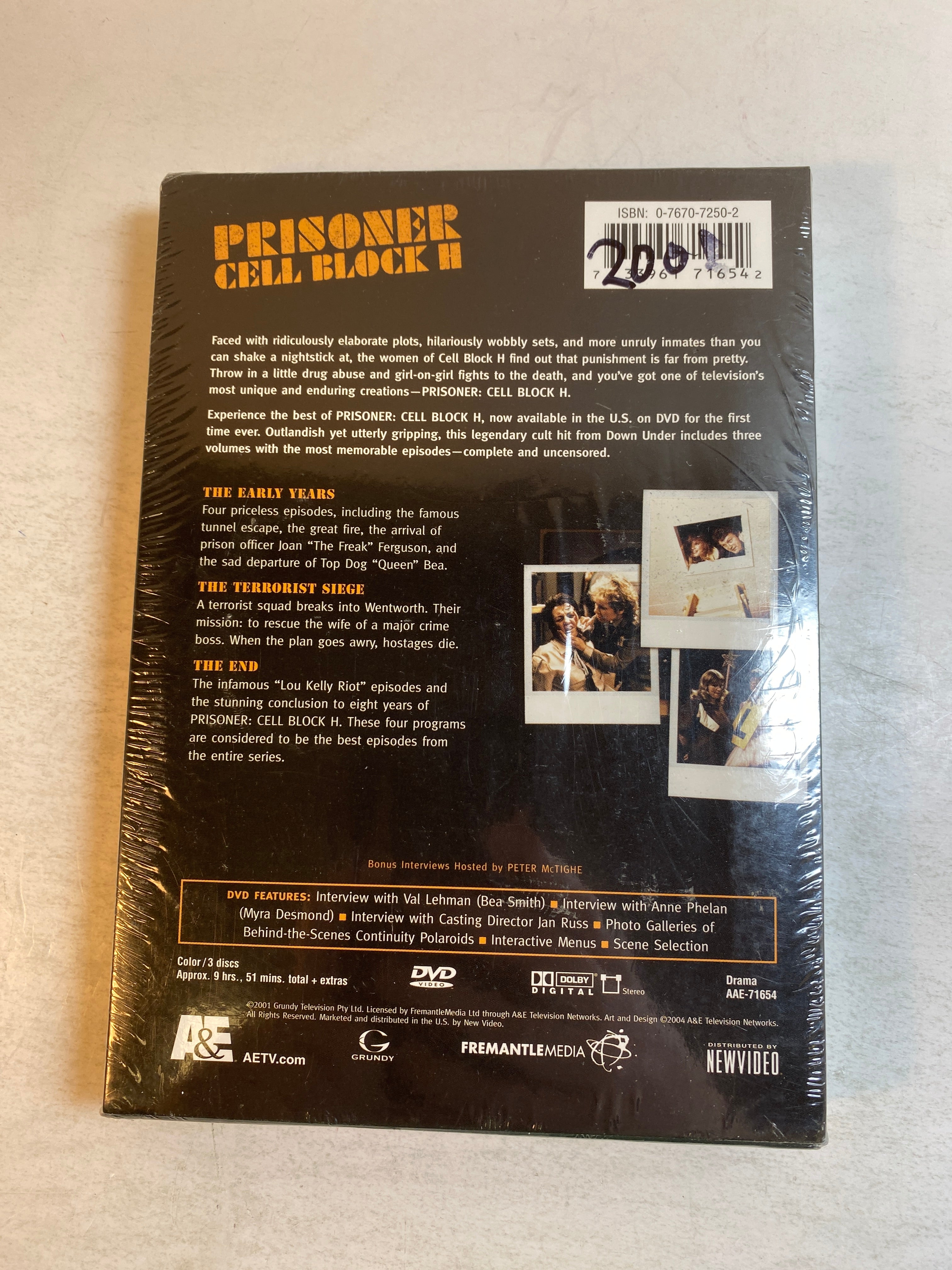 Prisoner Cell Block 2 DVD Set *New* 2001