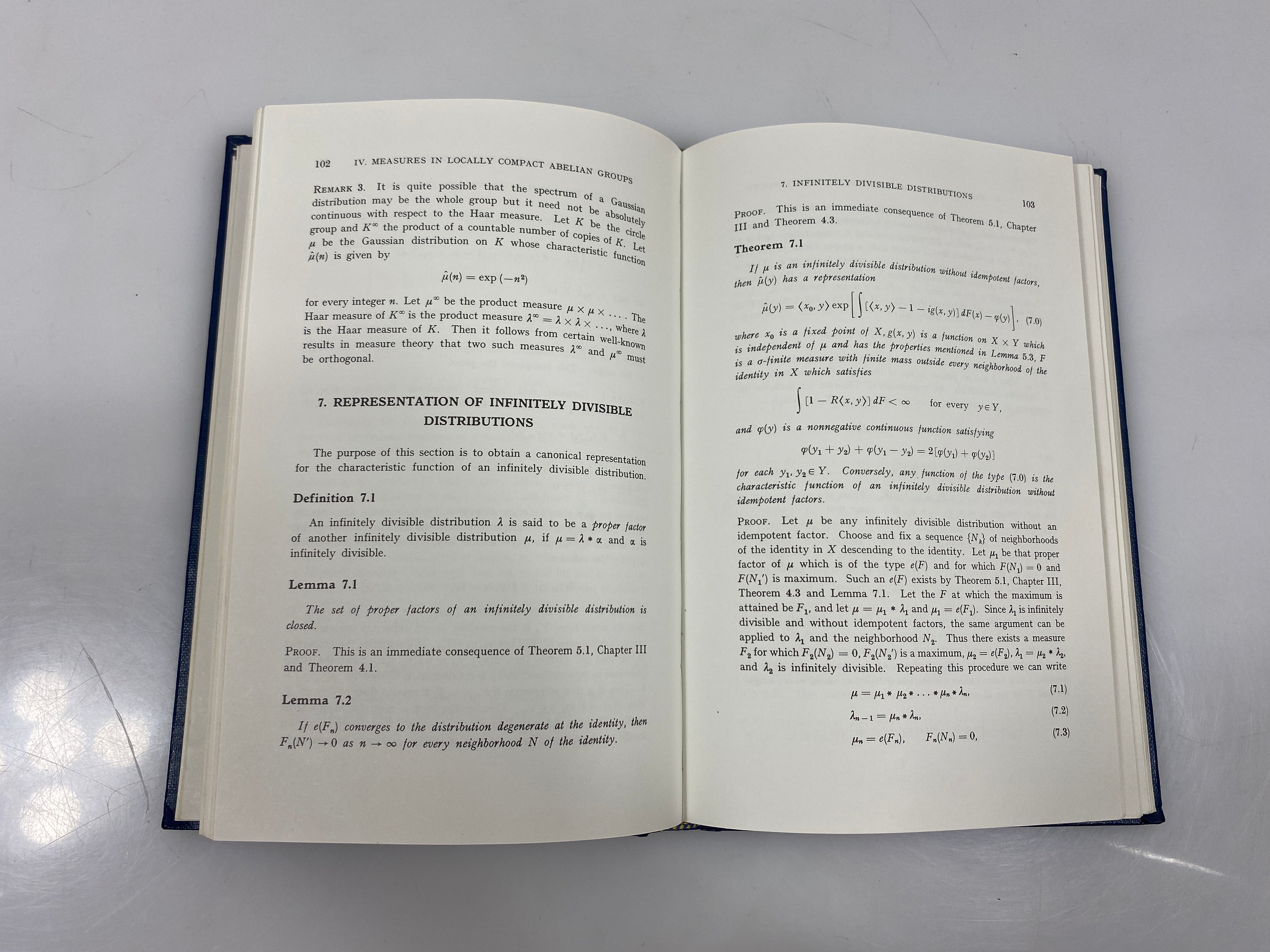 Probability Measures on Metric Spaces by Parthasarathy AP Ex-library 1967 HC