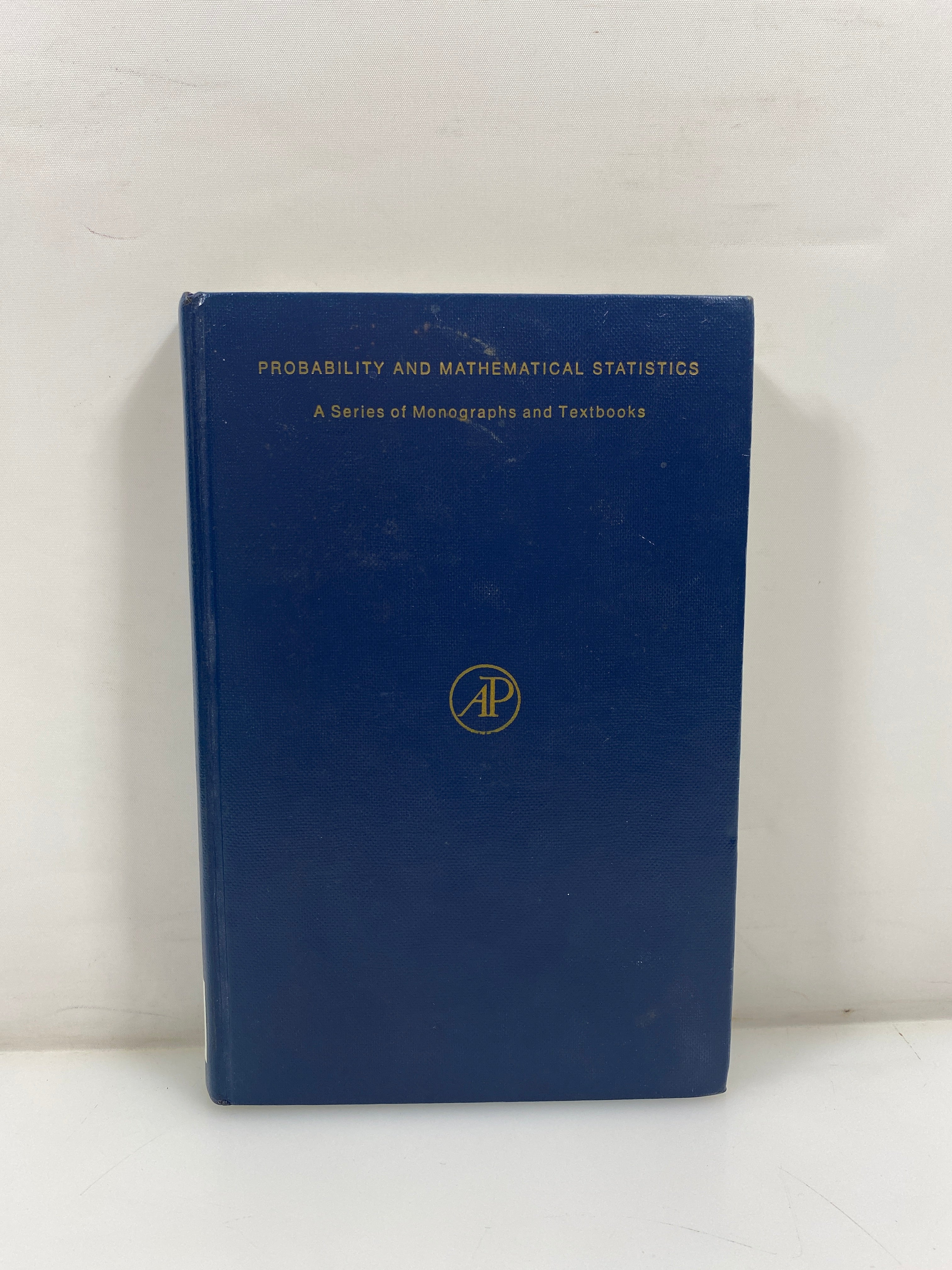Probability Measures on Metric Spaces by Parthasarathy AP Ex-library 1967 HC
