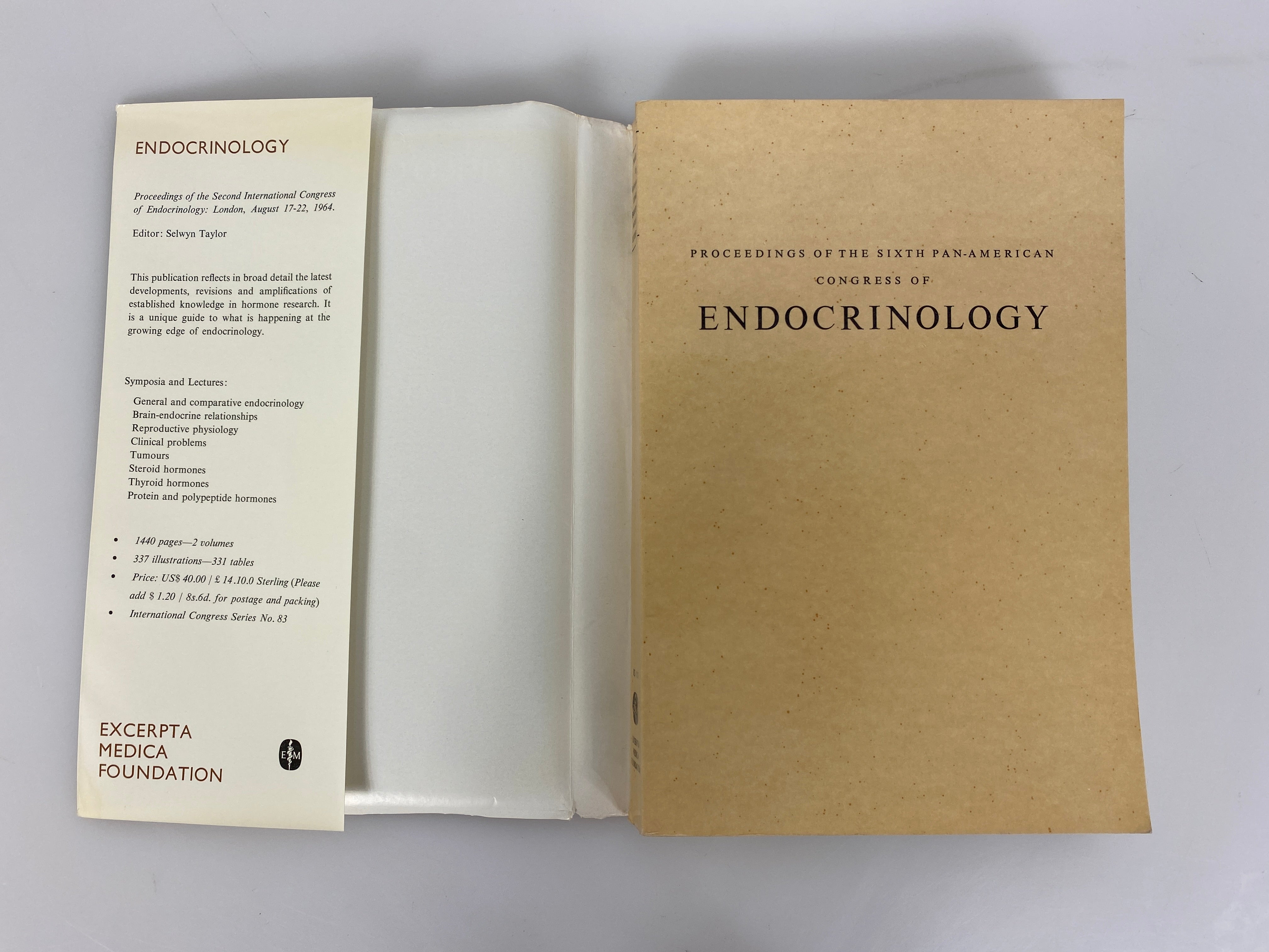Proceedings of the Sixth Pan-American Congress of Endocrinology 1965 SC