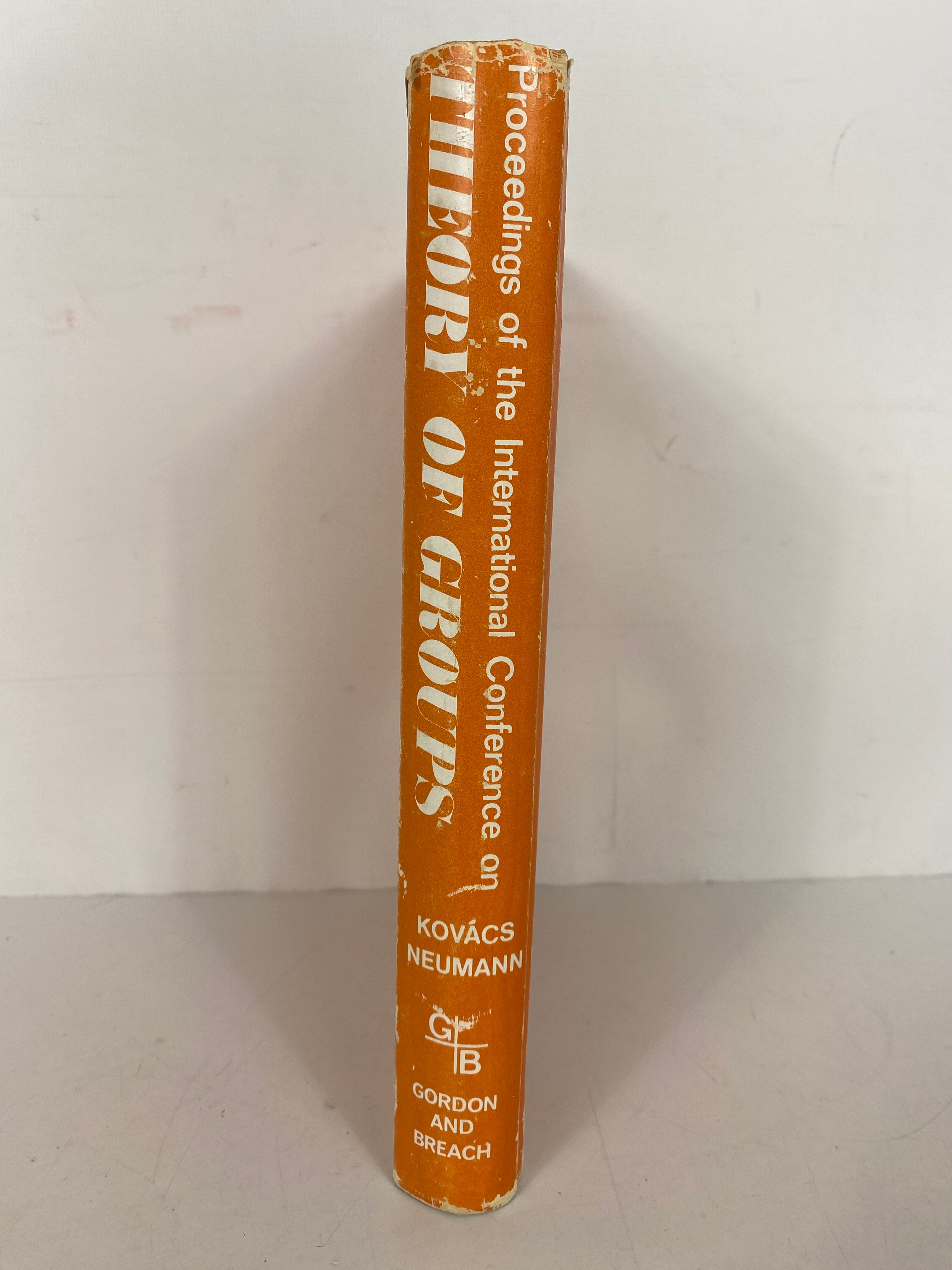 Proceedings the Intl Conference on The Theory of Groups 1967 HCDJ
