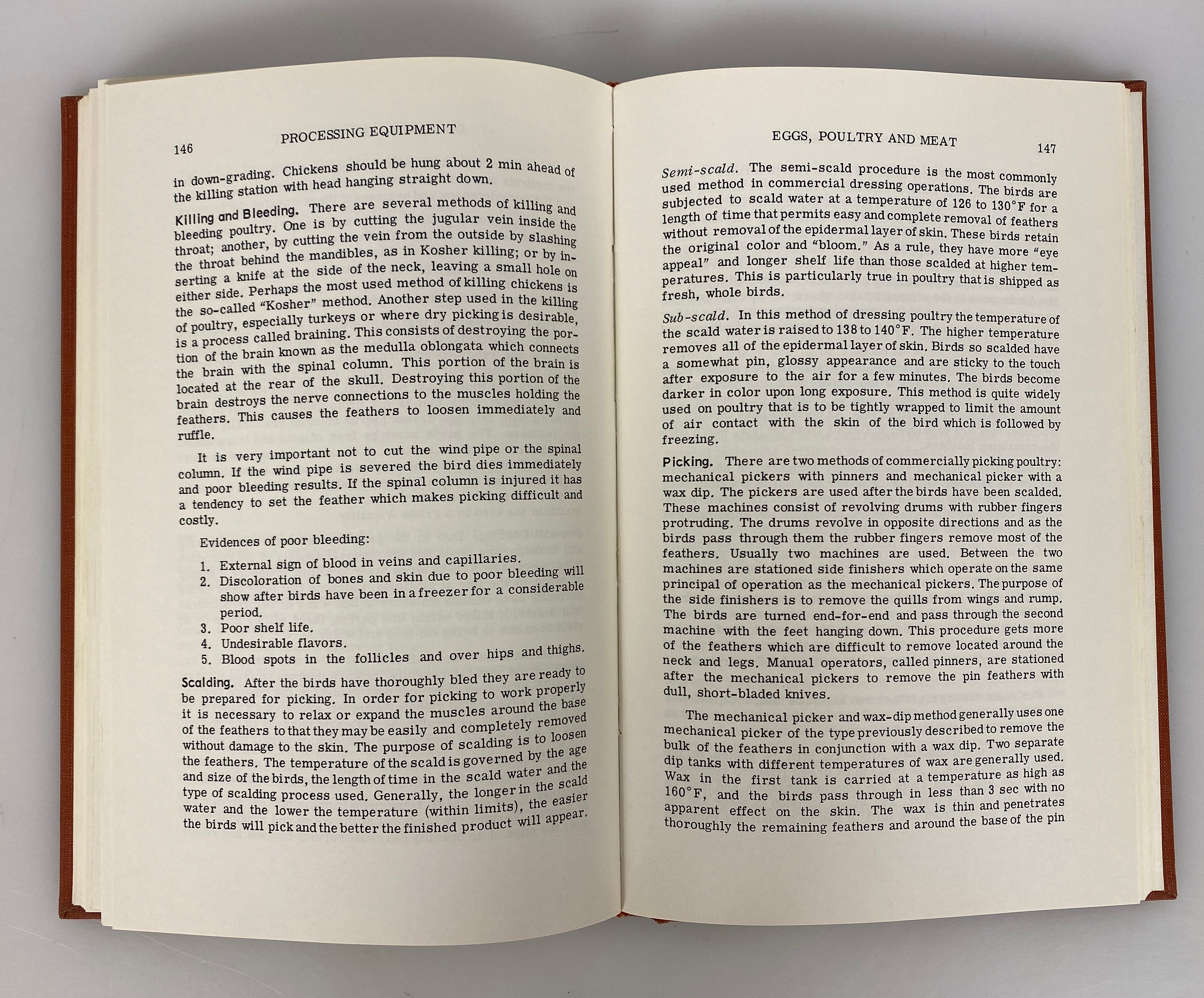 Processing Equipment for Agricultural Products Carl Hall 1963 HC