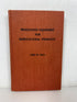 Processing Equipment for Agricultural Products Carl Hall 1963 HC