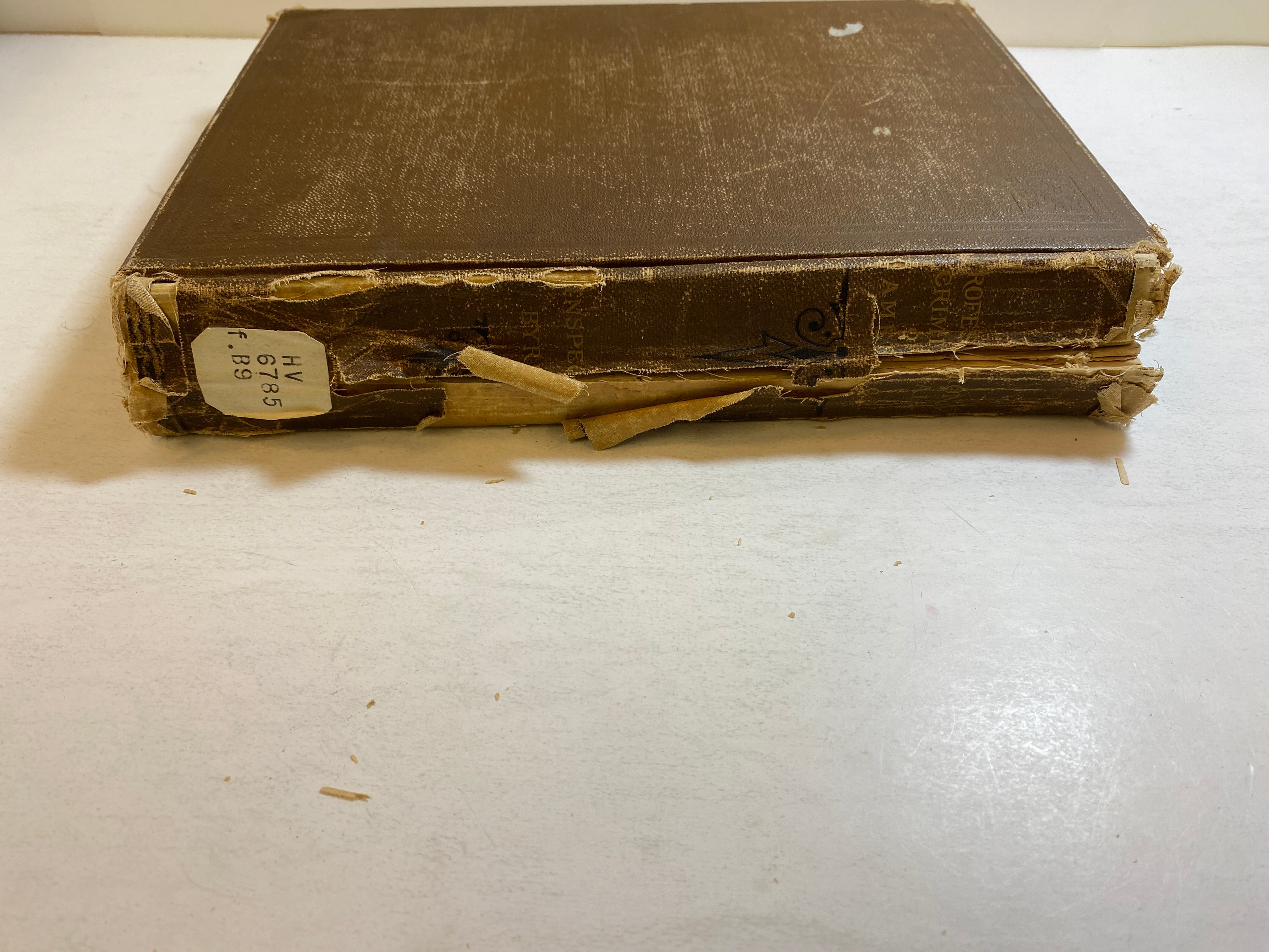 Professional Criminals of America Inspector Byrnes HC Antique 1886 *First Edition*