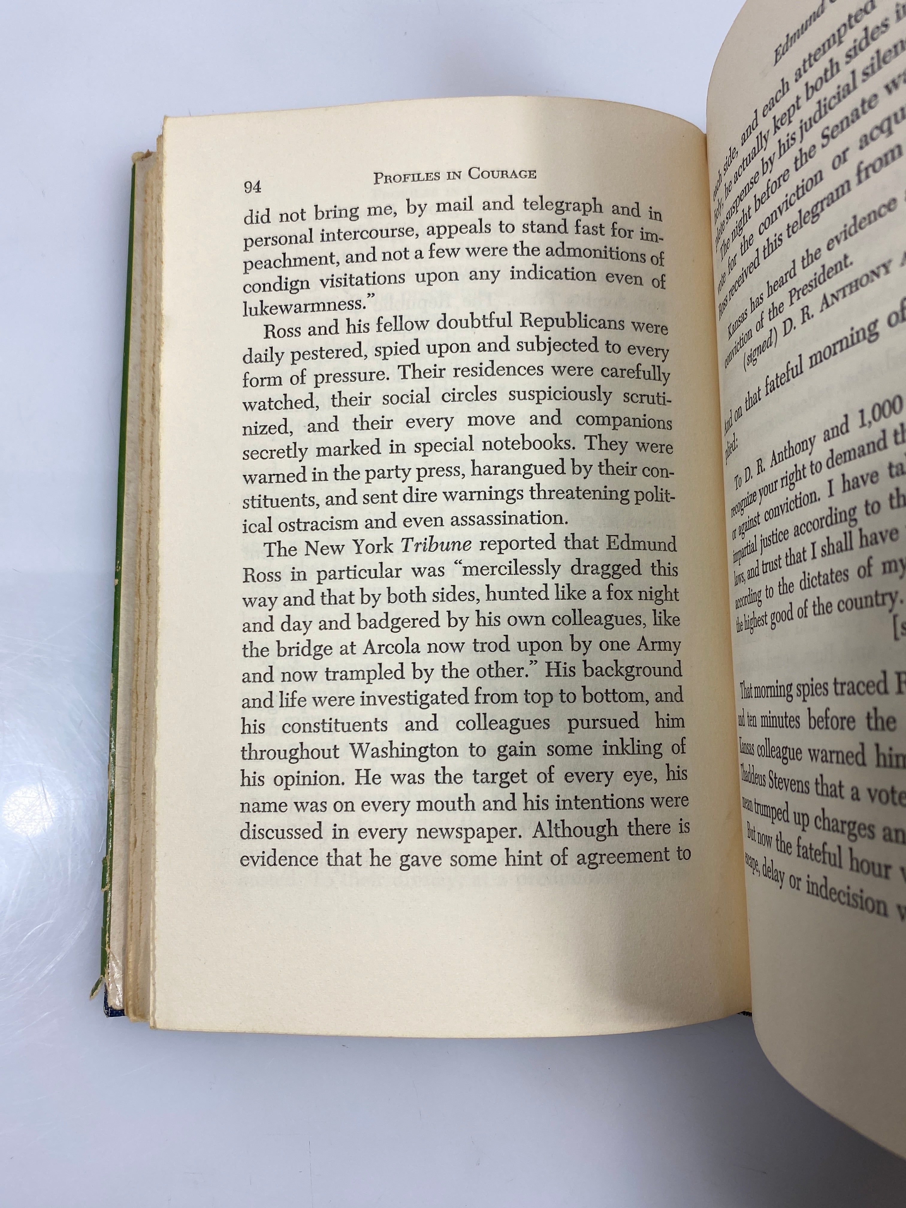 Profiles in Courage Abridged John F. Kennedy 1961 HCDJ
